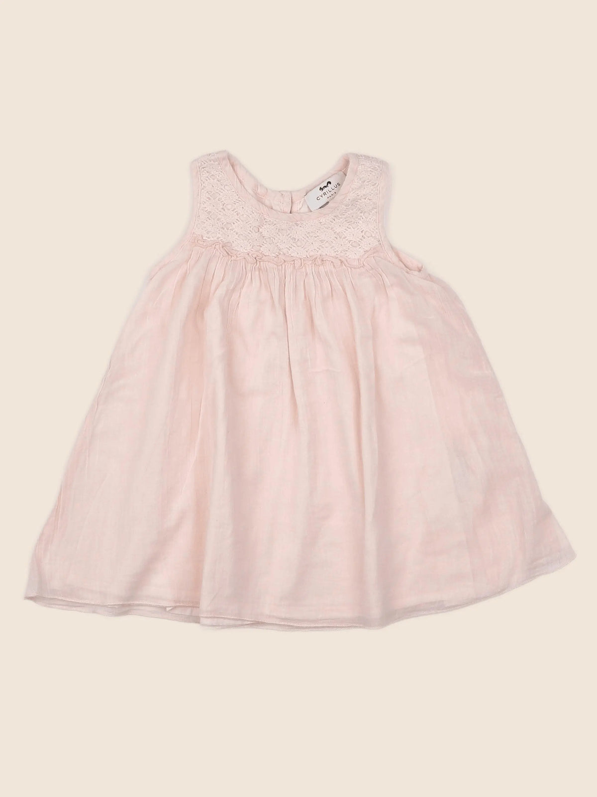 Cyrillus - robe rose - 6 mois