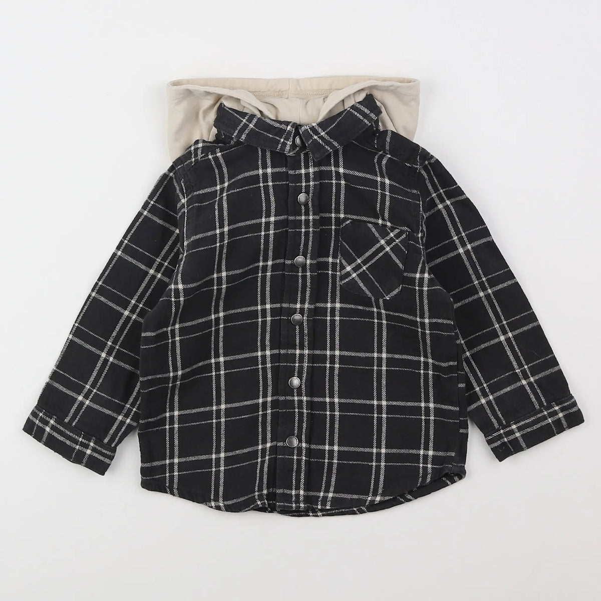 Vertbaudet - chemise noir - 18 mois