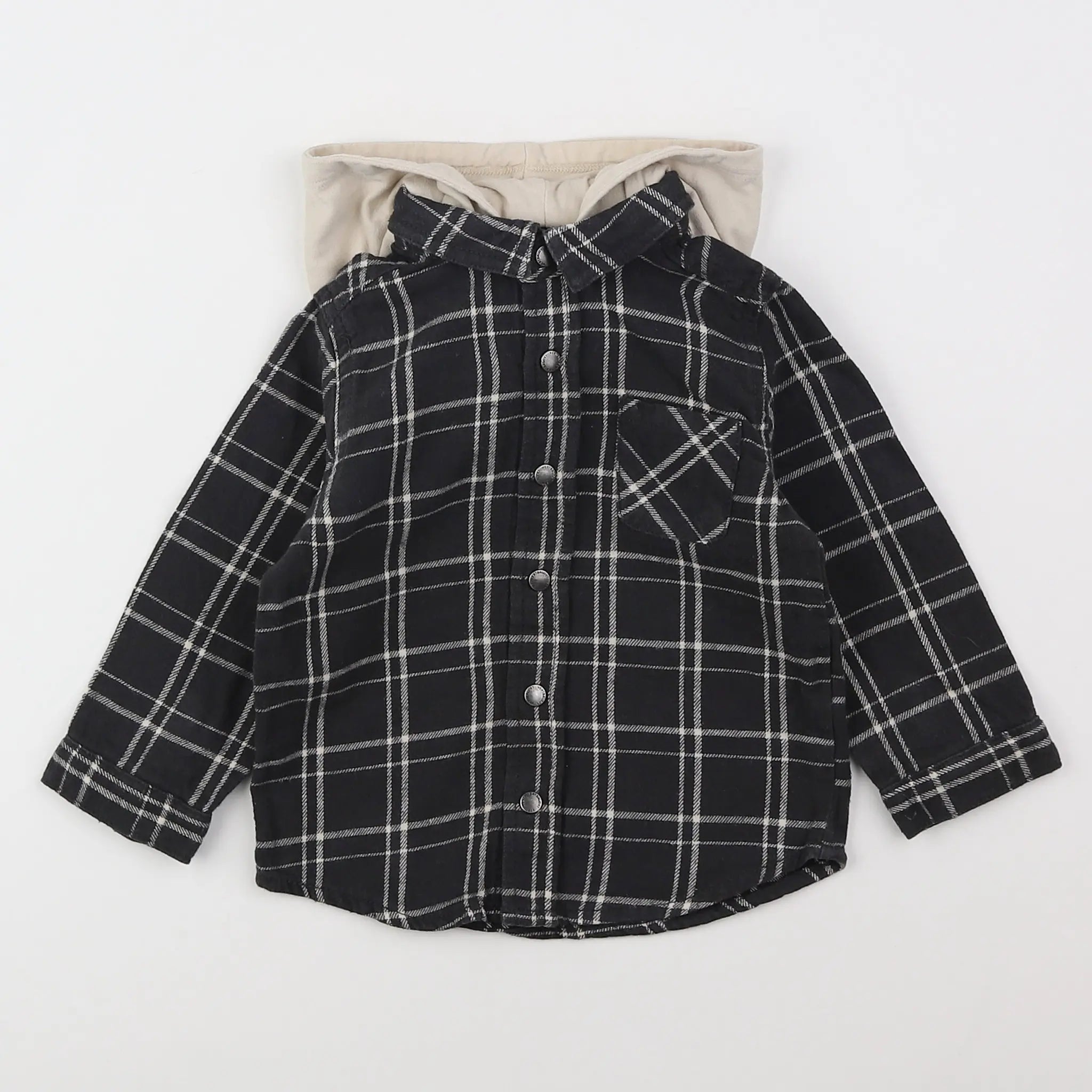 Vertbaudet - chemise noir - 18 mois