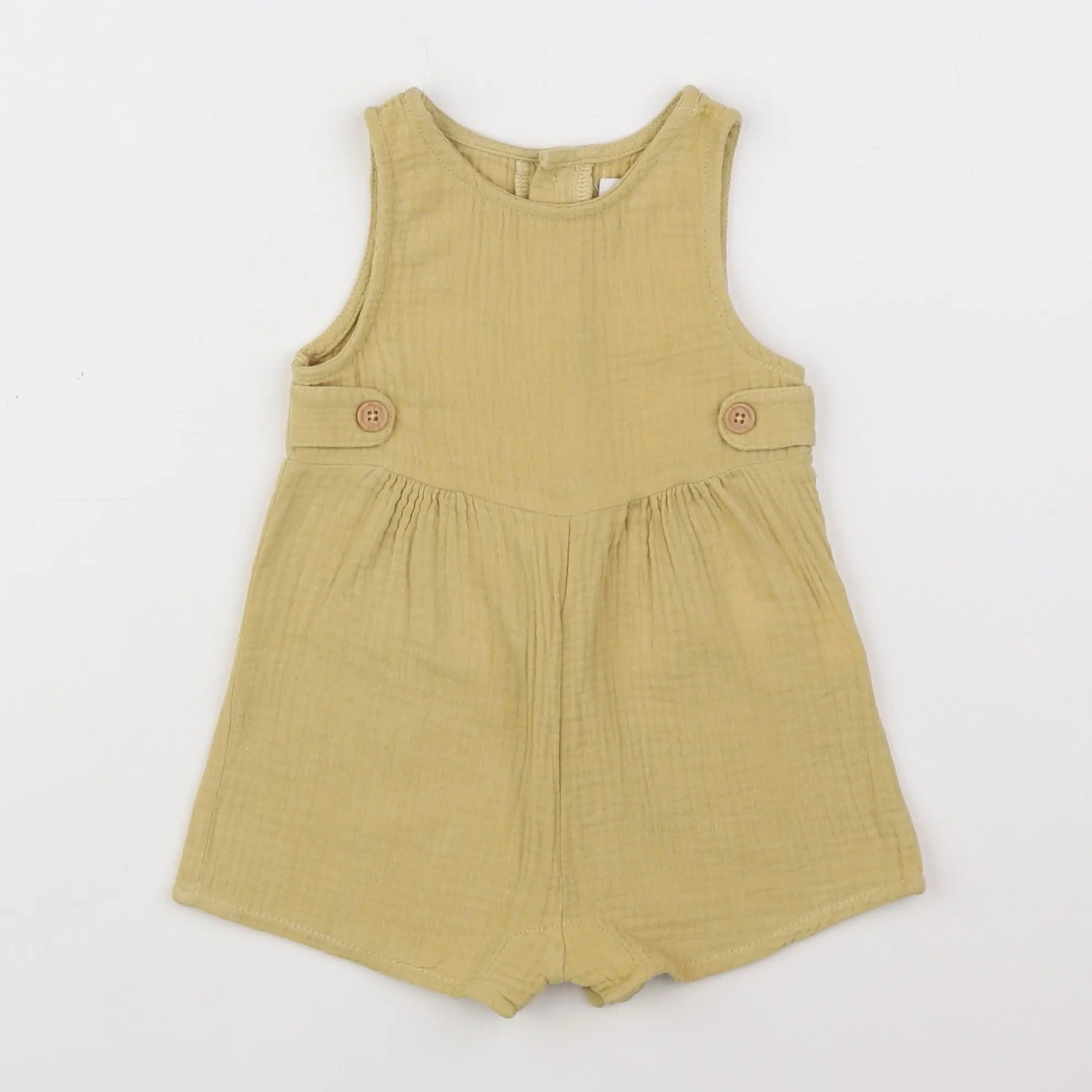 Vertbaudet - combinaison jaune - 9 mois