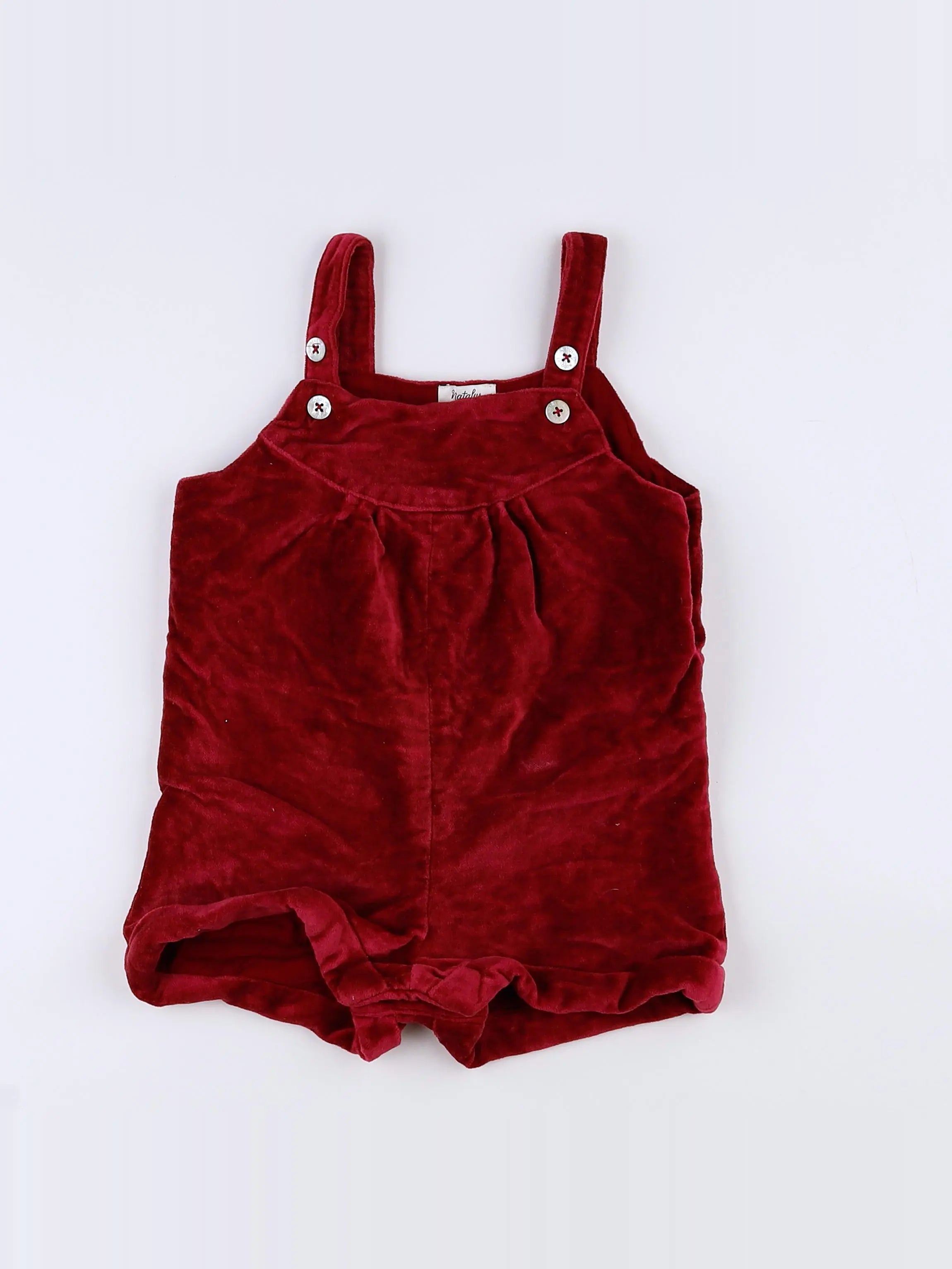 Natalys - combinaison rouge - 12 mois
