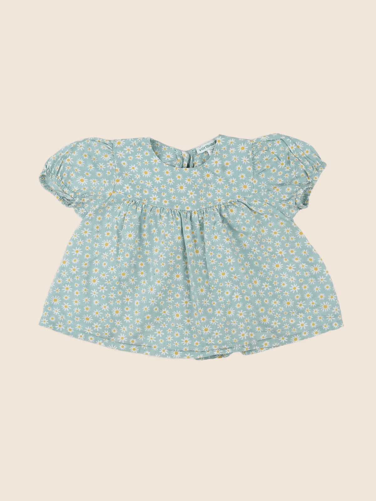 Vertbaudet - blouse bleu, jaune - 9 mois