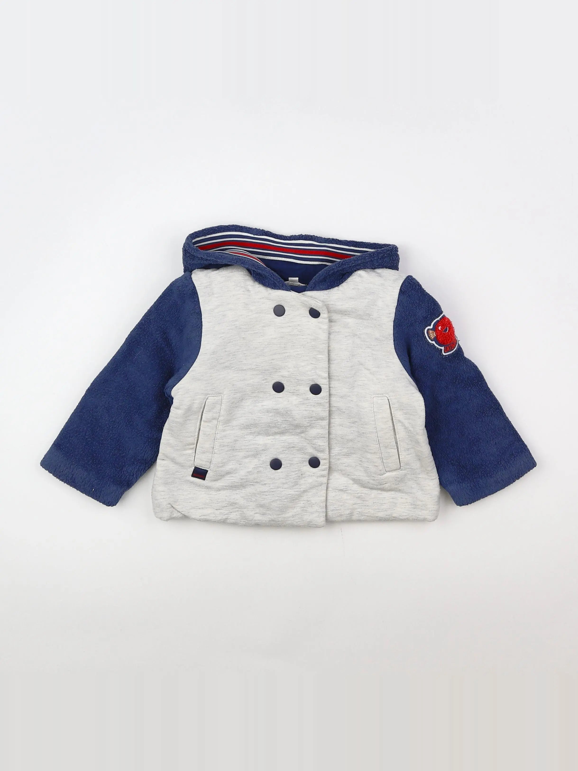 Catimini - veste gris - 12 mois