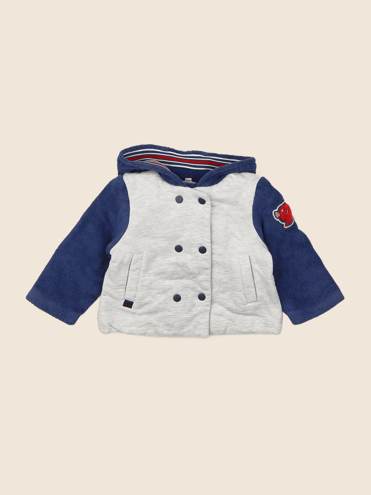 Catimini - veste gris - 12 mois