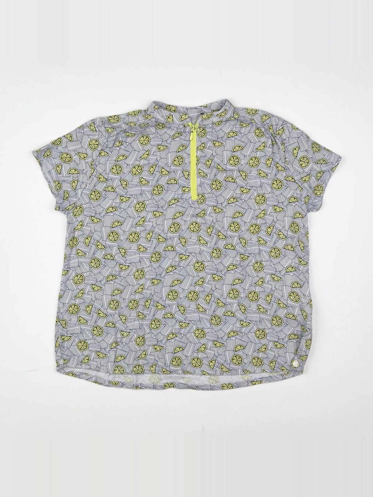 IKKS - blouse bleu, jaune - 10 ans