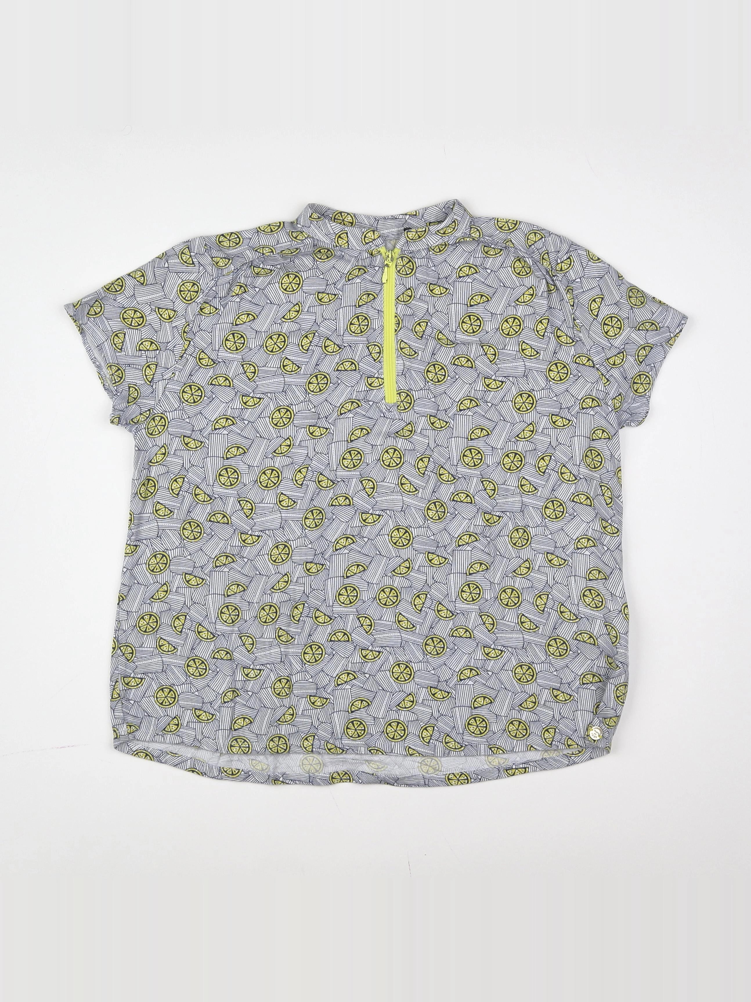 IKKS - blouse bleu, jaune - 10 ans