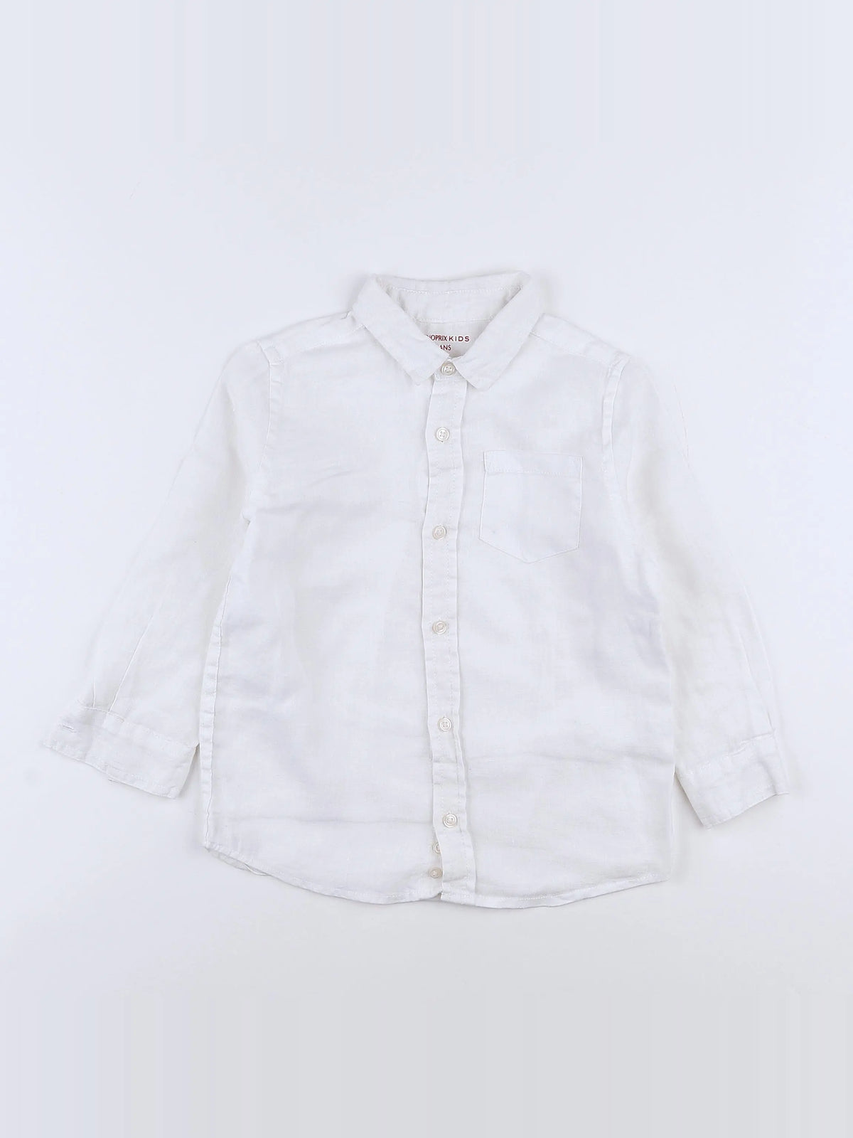 Monoprix - chemise blanc - 4 ans