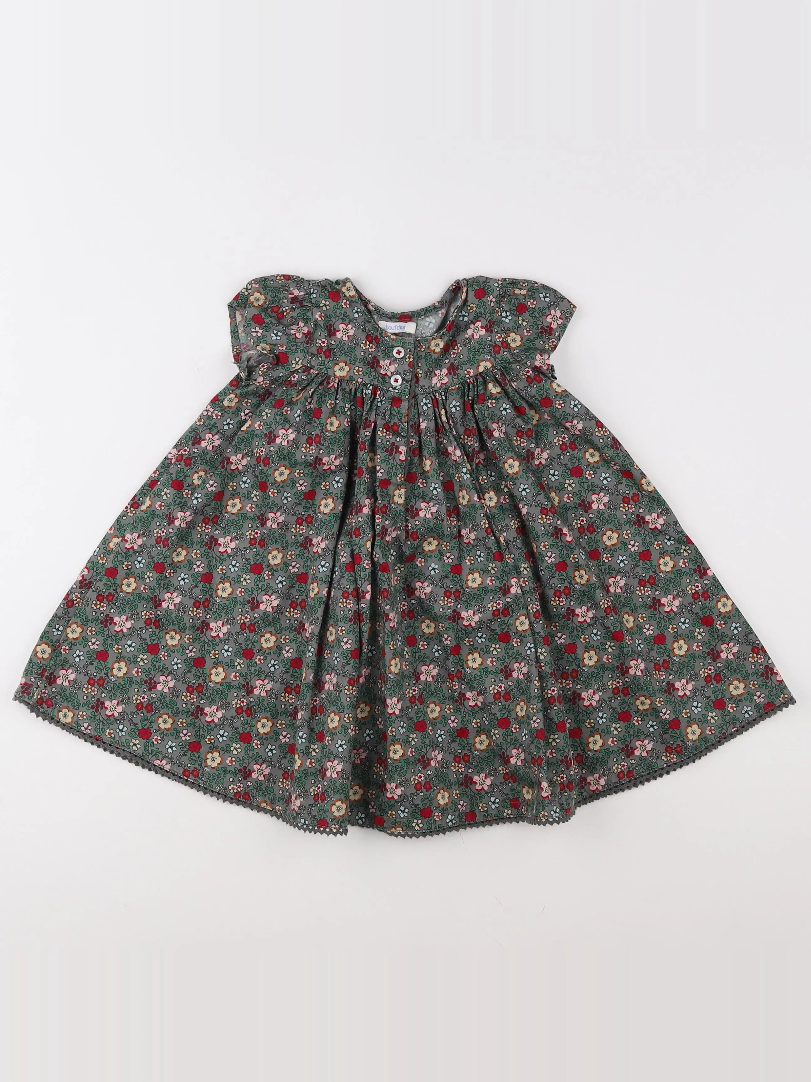 Boutchou - robe gris - 9 mois