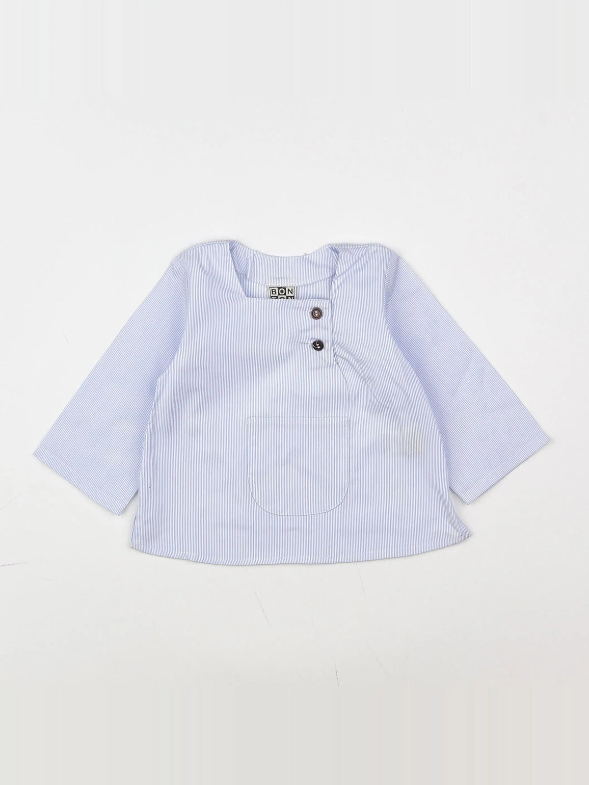 Bonton - blouse bleu - 6 mois