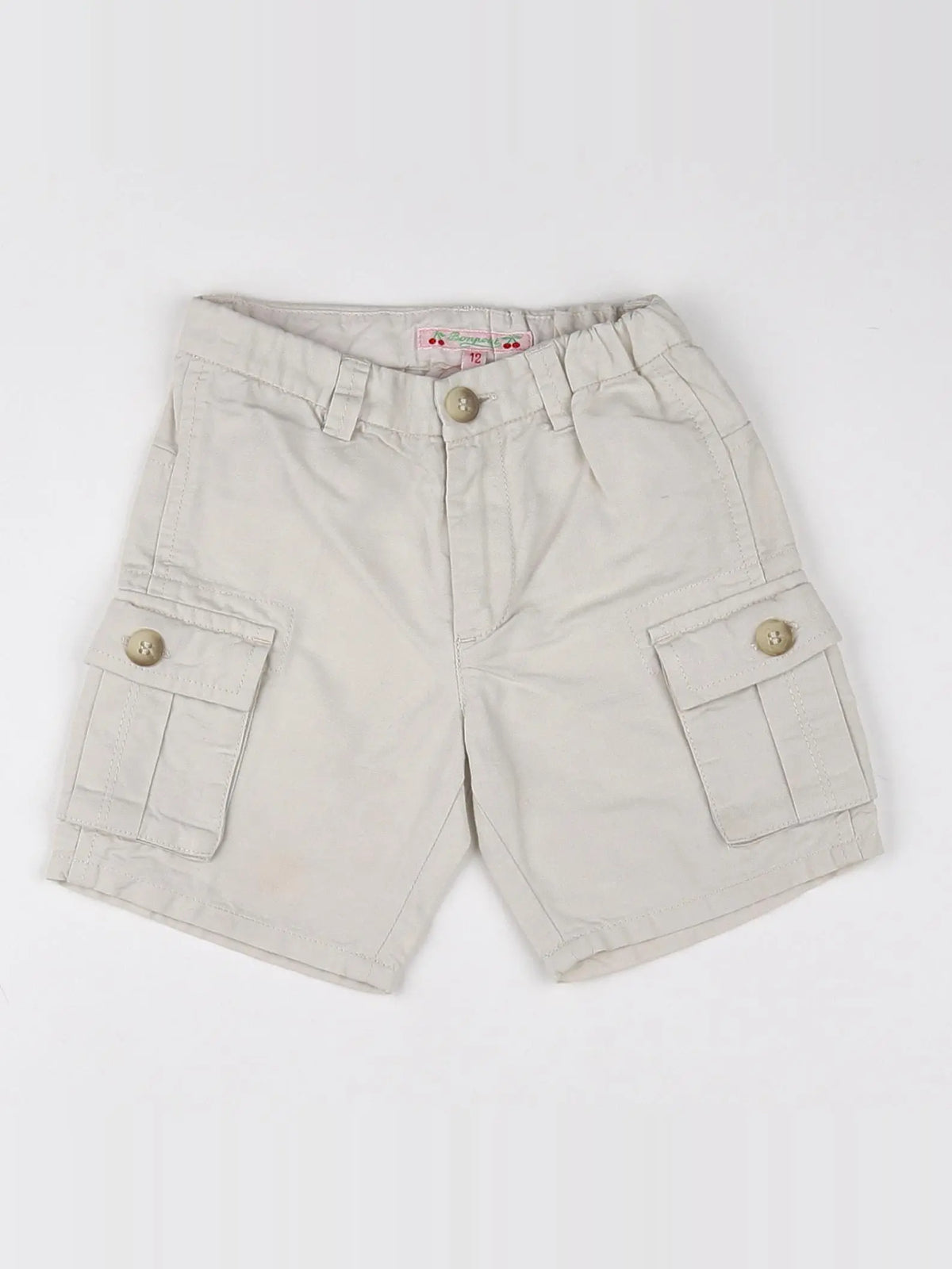 Bonpoint - short beige - 12 mois