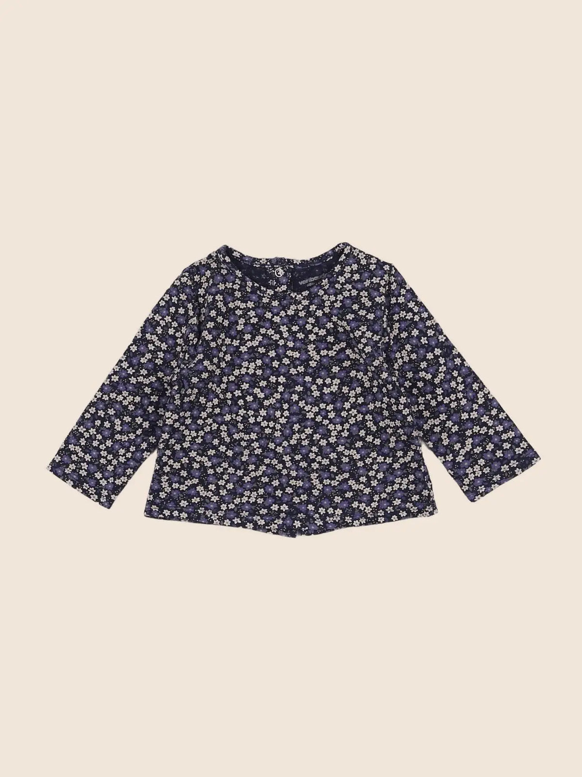 Vertbaudet - tee-shirt multicolore - 3 mois