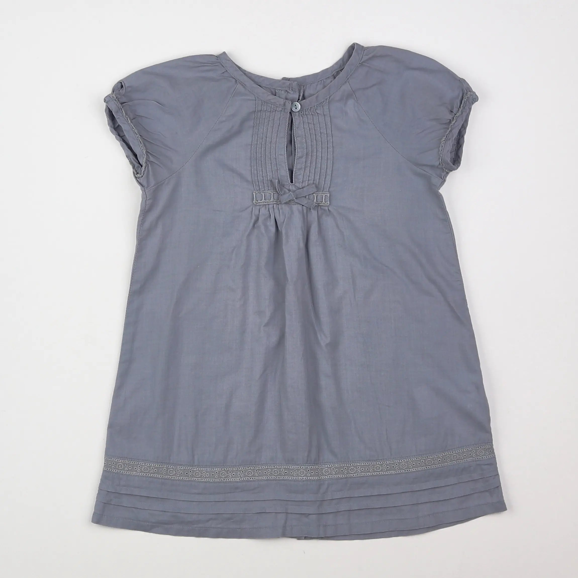 Vertbaudet - robe gris - 12 mois