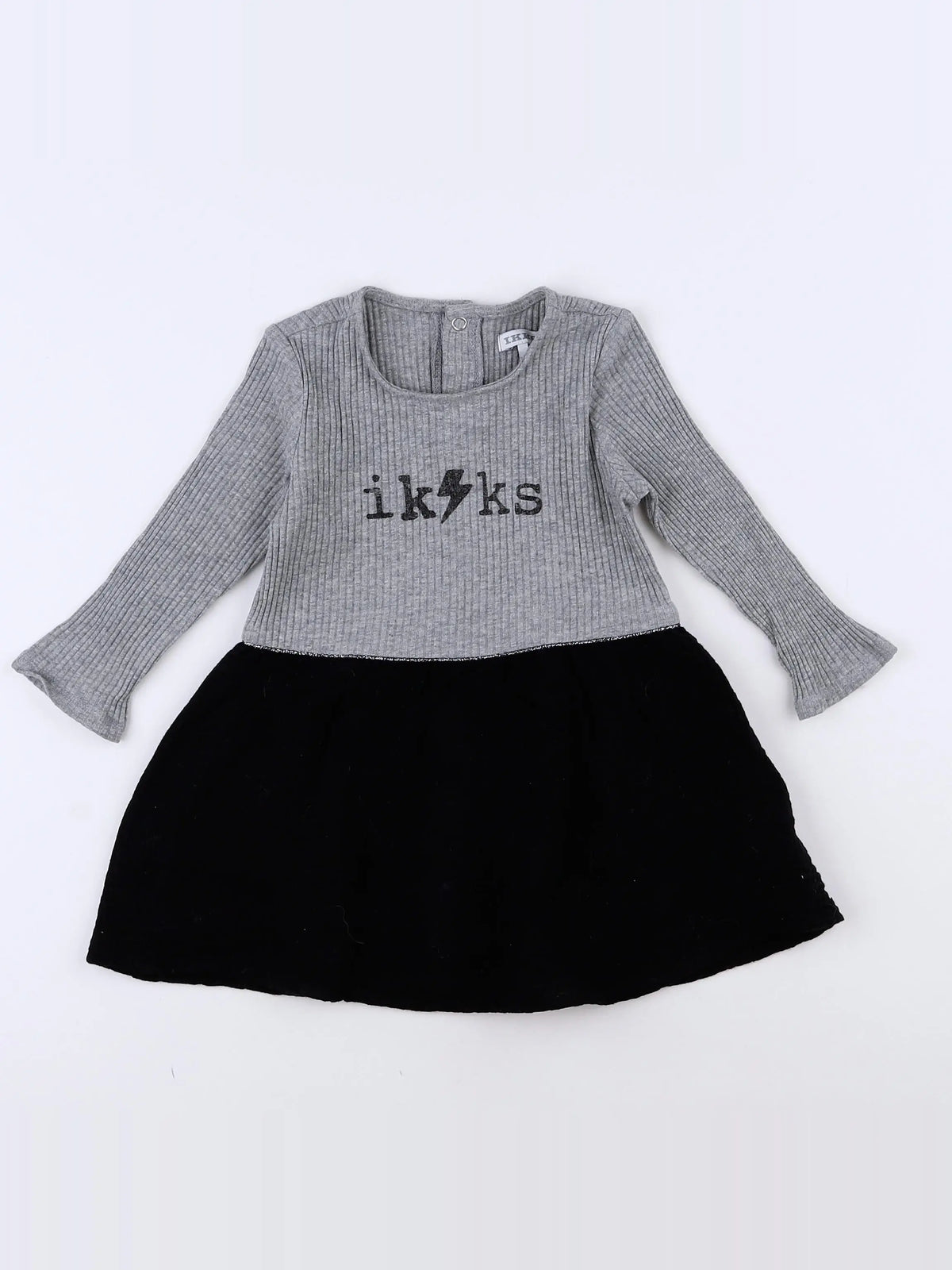 IKKS - robe gris - 18 mois