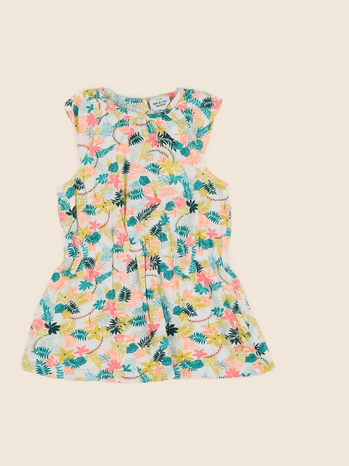 Tape à l'oeil - robe multicolore - 18 mois