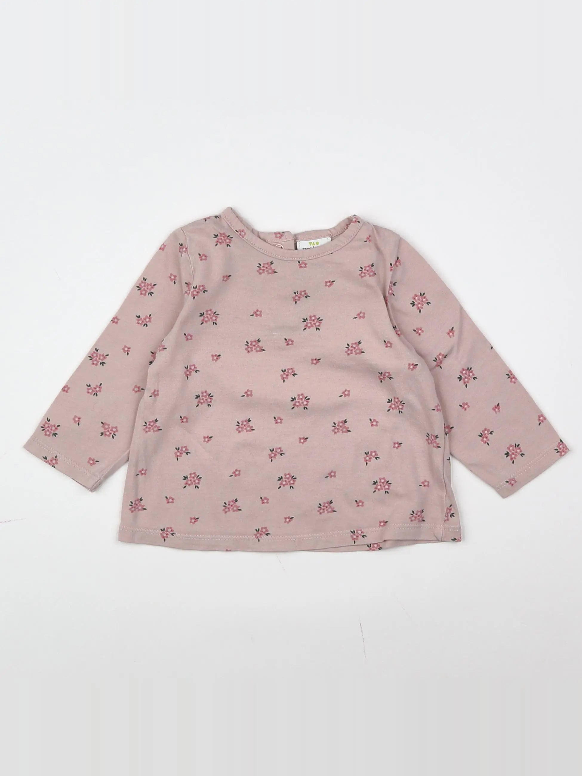 Tape à l'oeil - tee-shirt rose - 6 mois