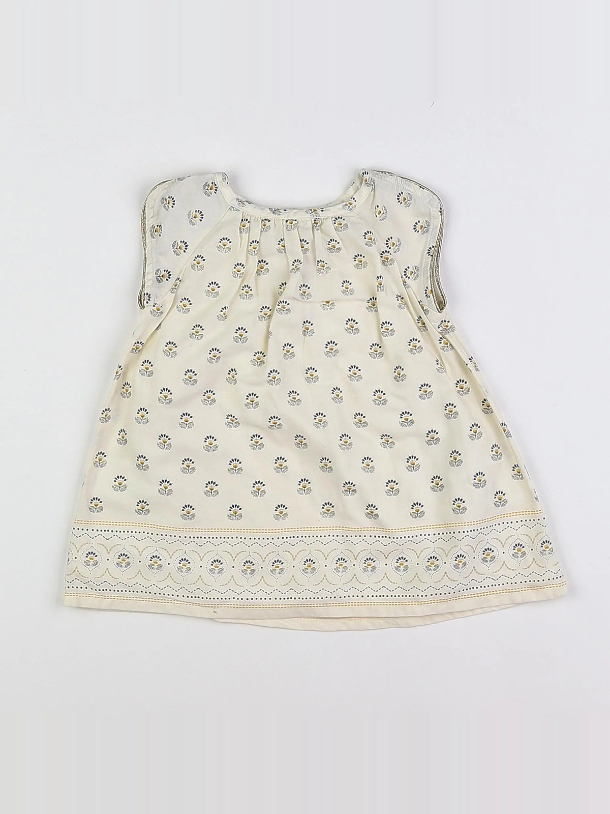 Tape à l'oeil - robe beige - 6 mois