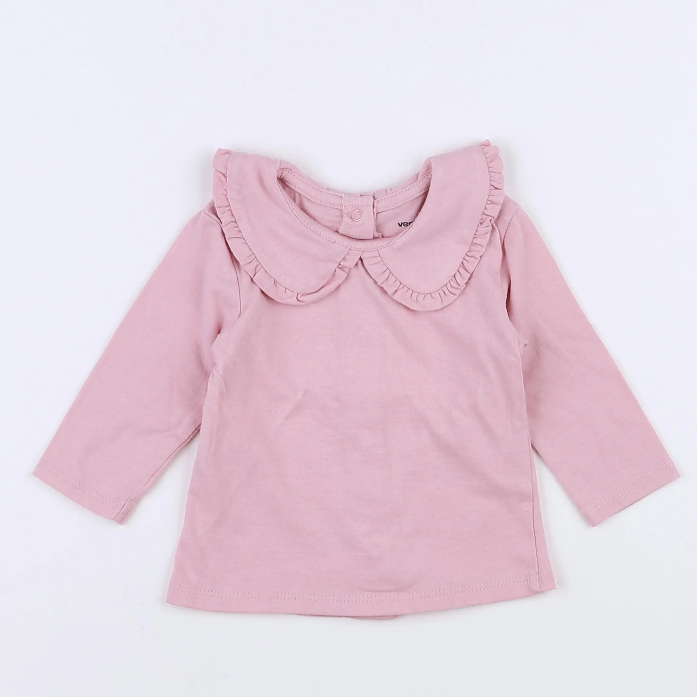 Vertbaudet - tee-shirt rose - 3 mois