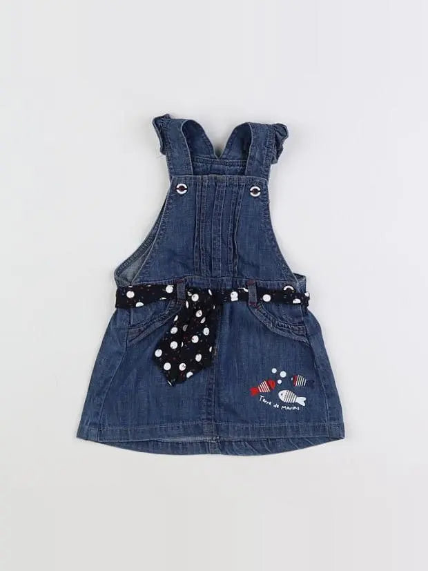 Terre de marins - robe bleu - 9 mois