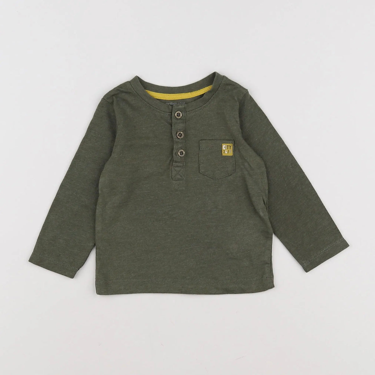 Vertbaudet - tee-shirt vert - 6 mois
