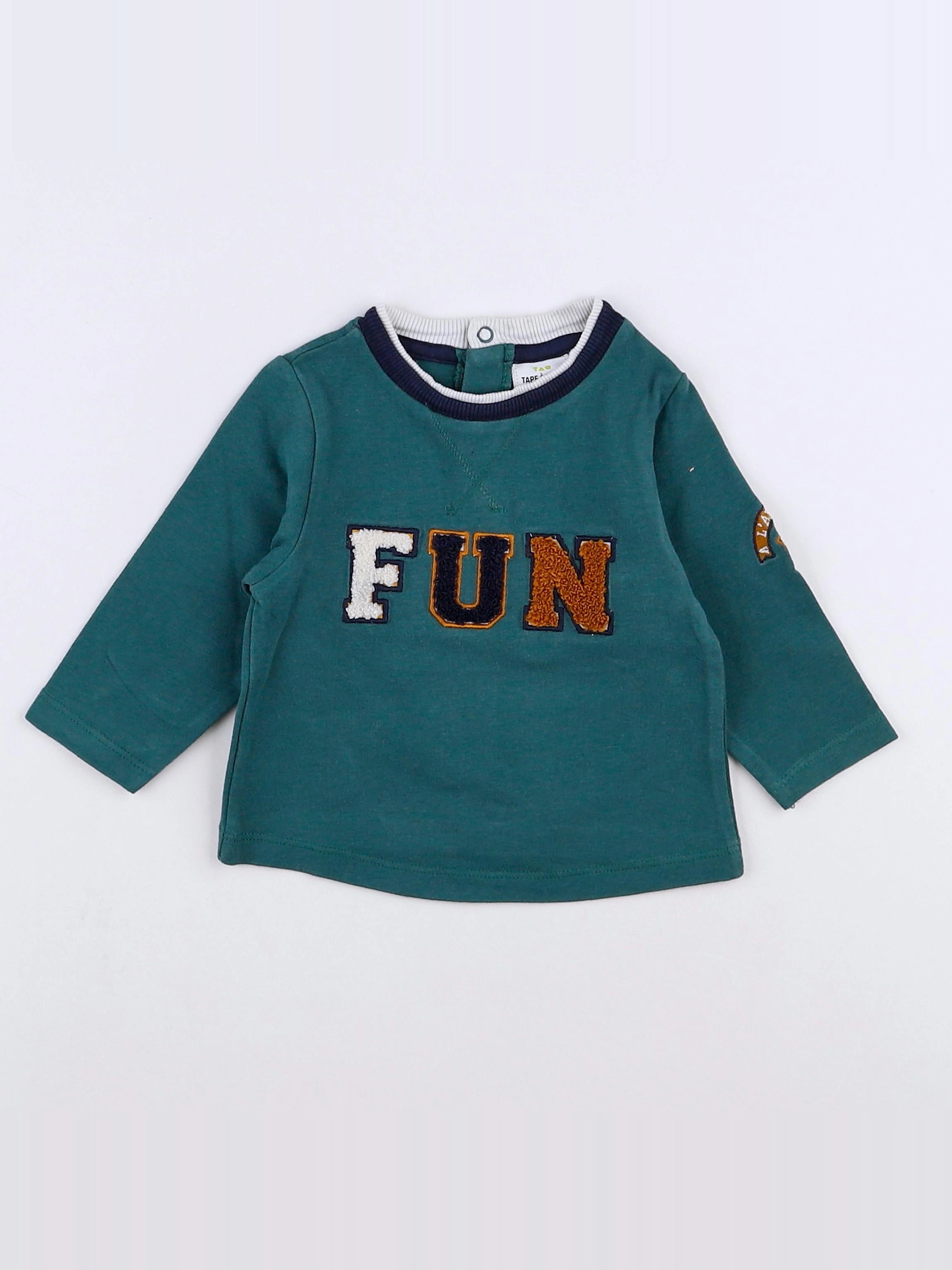 Tape à l'oeil - tee-shirt vert - 3 mois