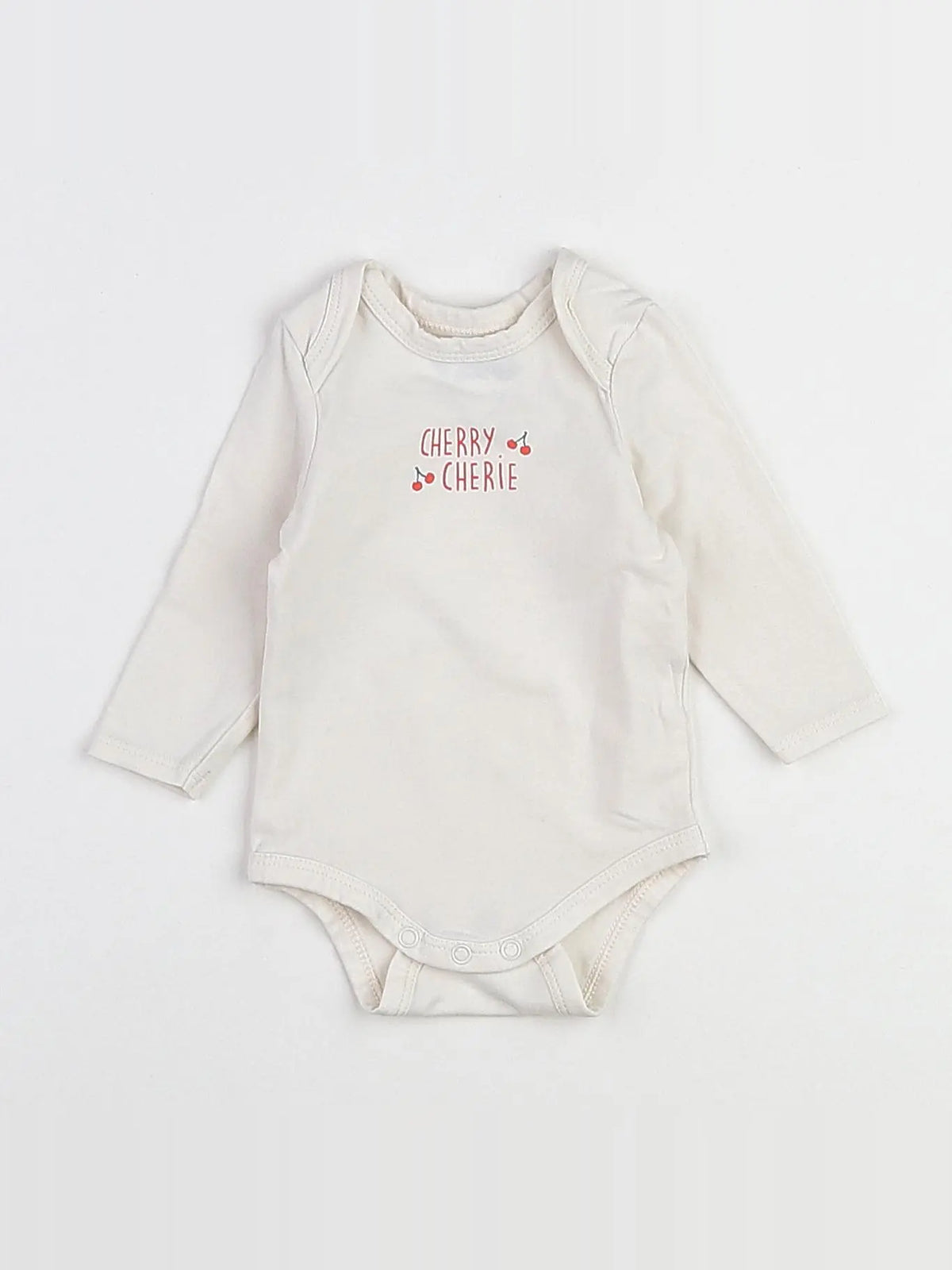 Tape à l'oeil - body beige - 1 mois