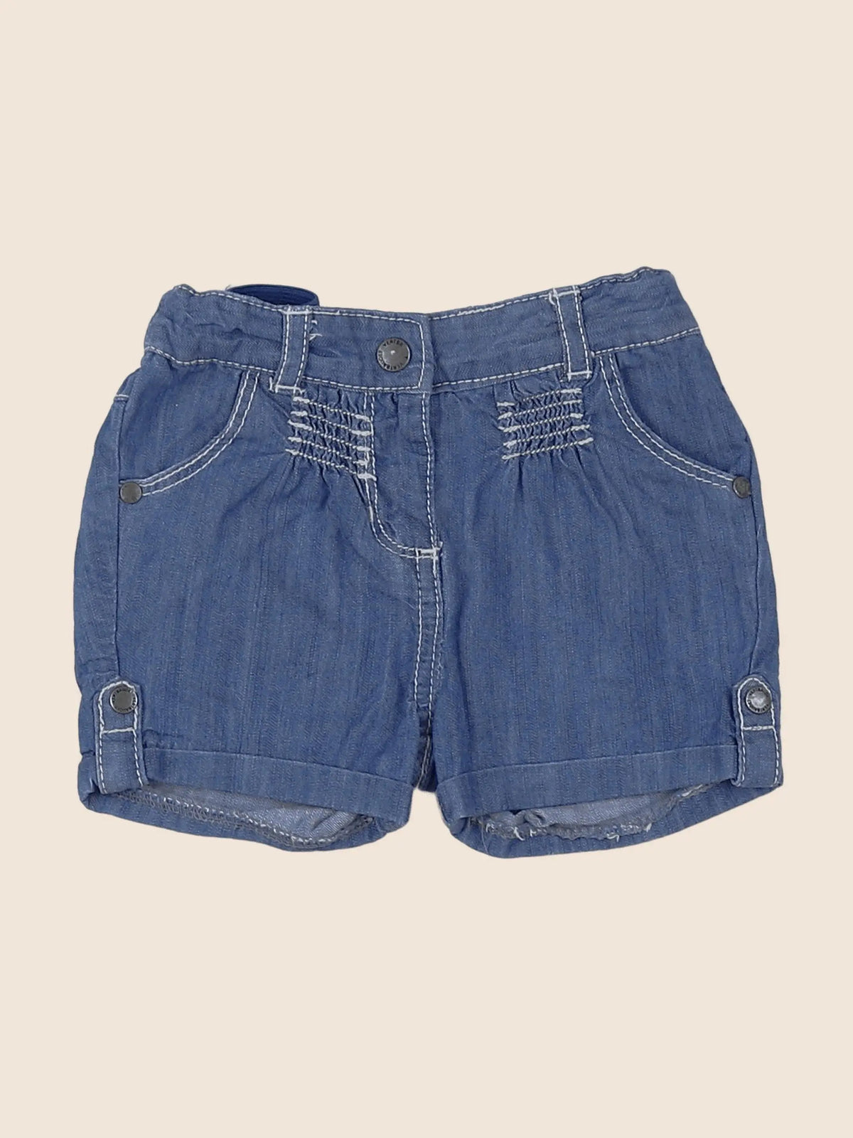 Vertbaudet - short bleu - 12 mois