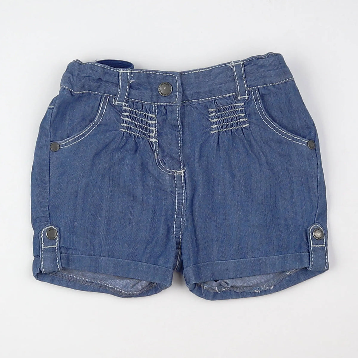 Vertbaudet - short bleu - 12 mois