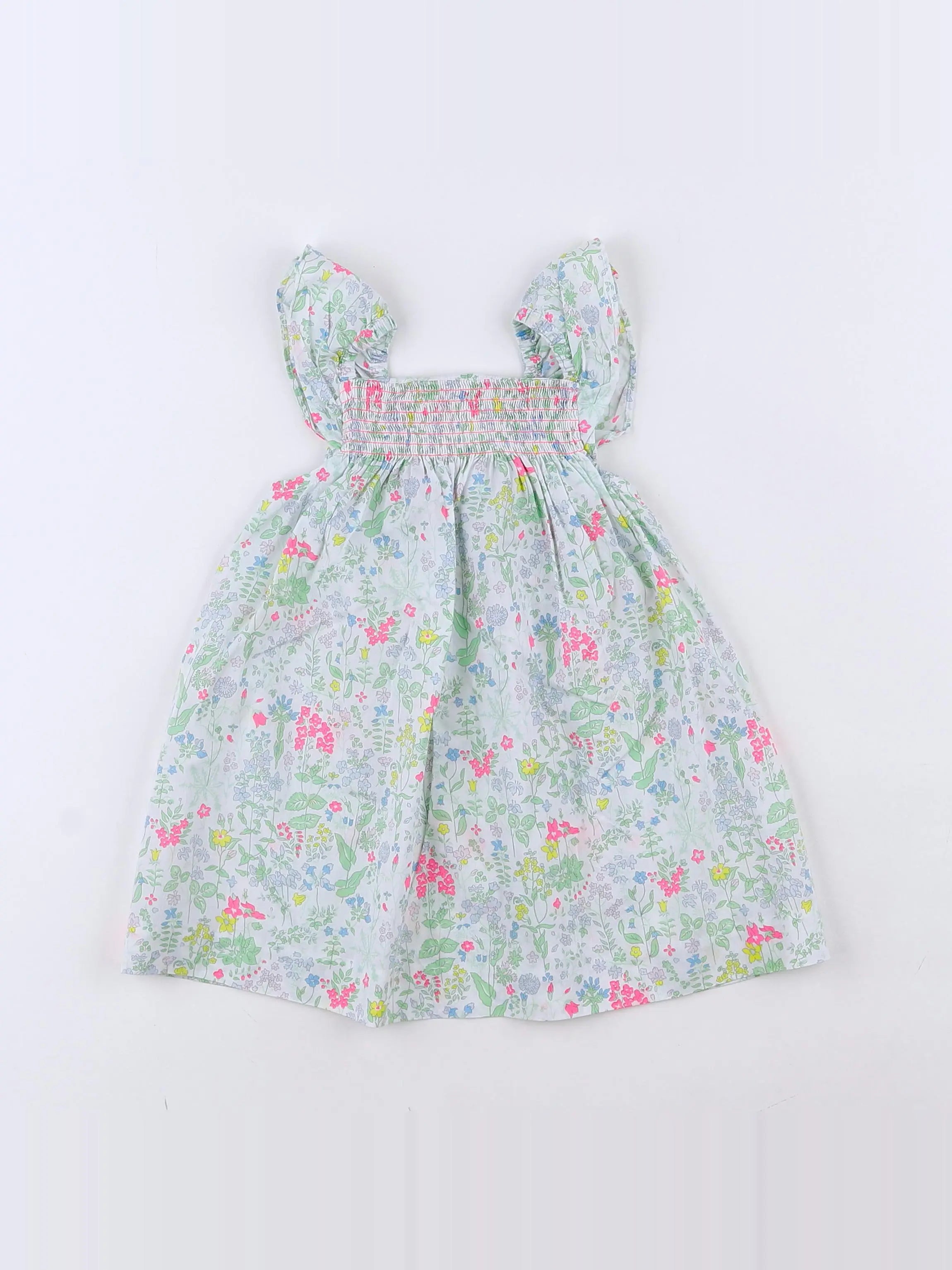Jacadi - robe liberty multicolore - 12 mois