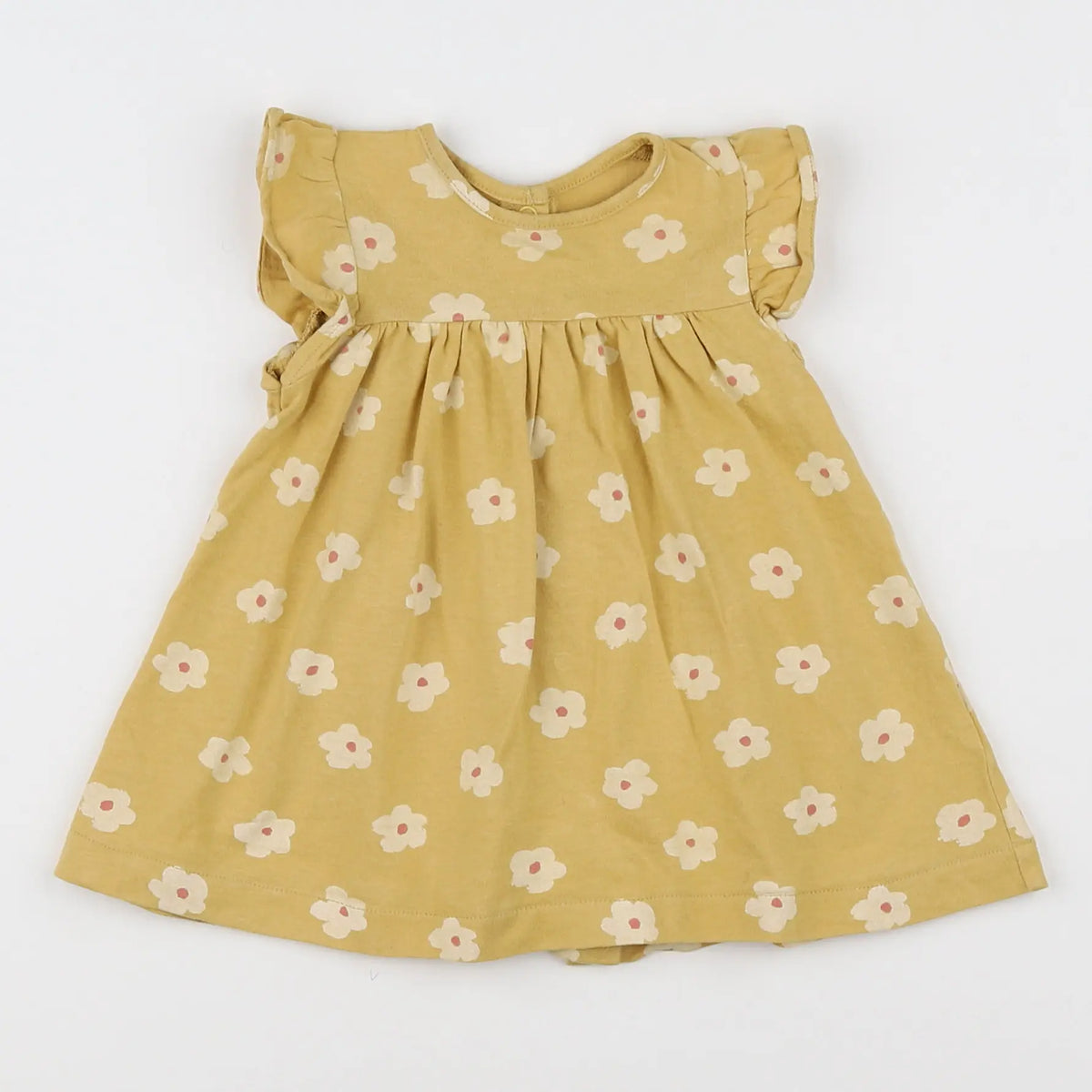 Vertbaudet - robe jaune - 6 mois
