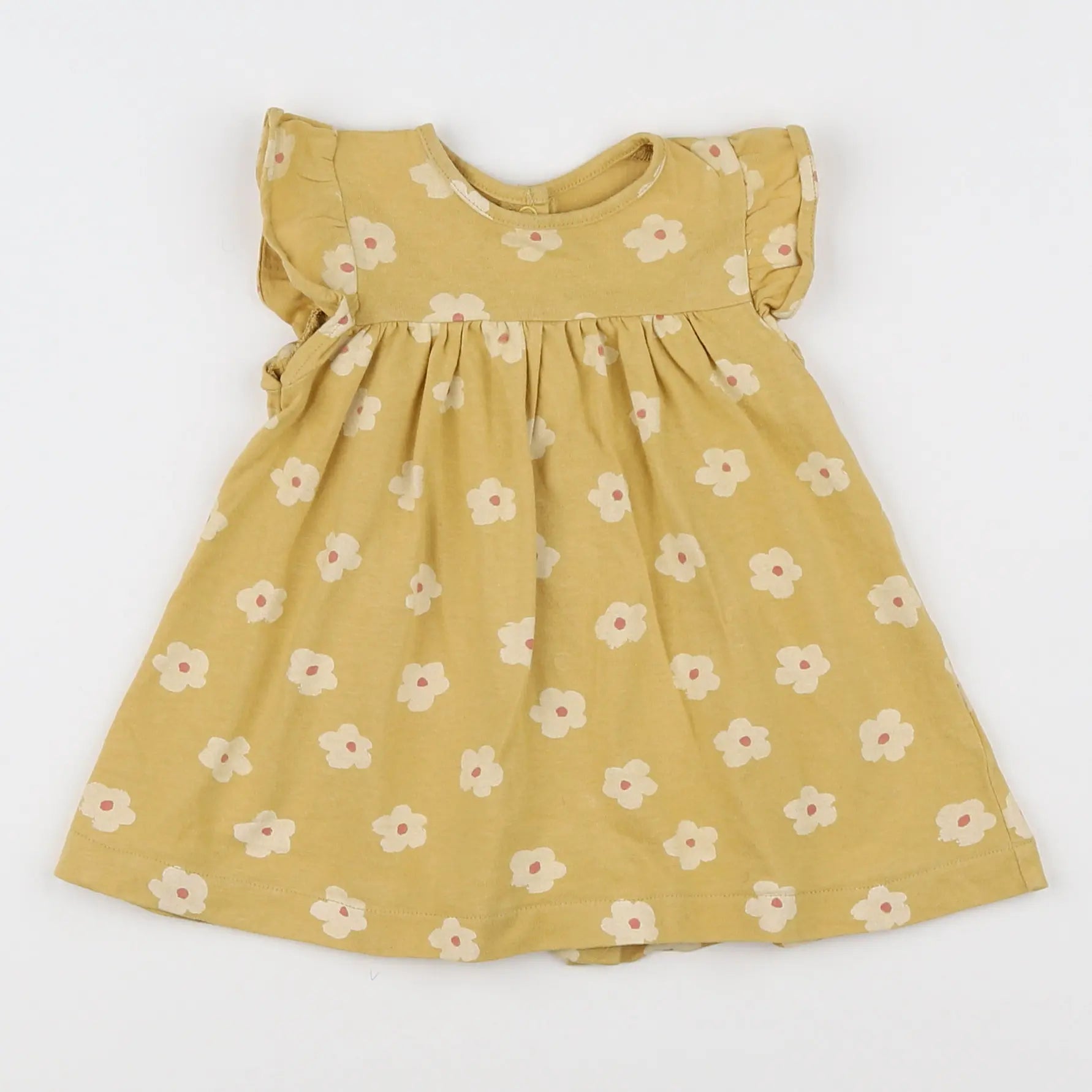 Vertbaudet - robe jaune - 6 mois