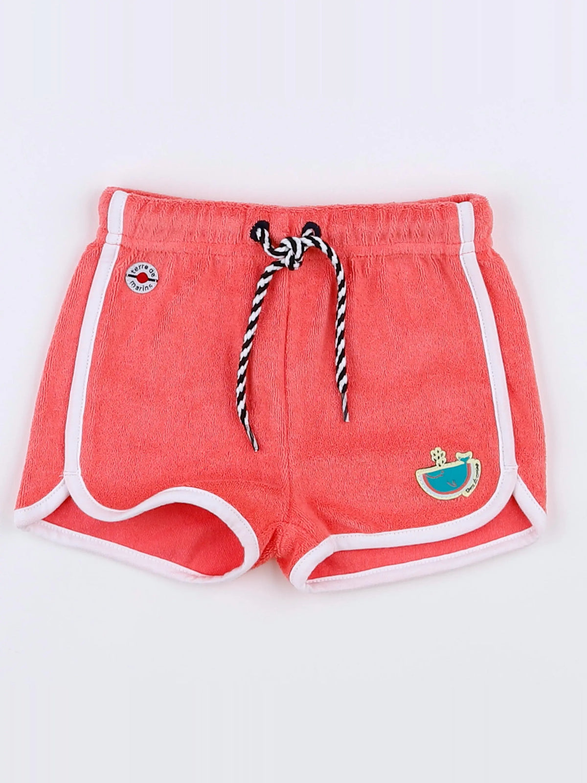 Terre de marins - short rose - 9 mois