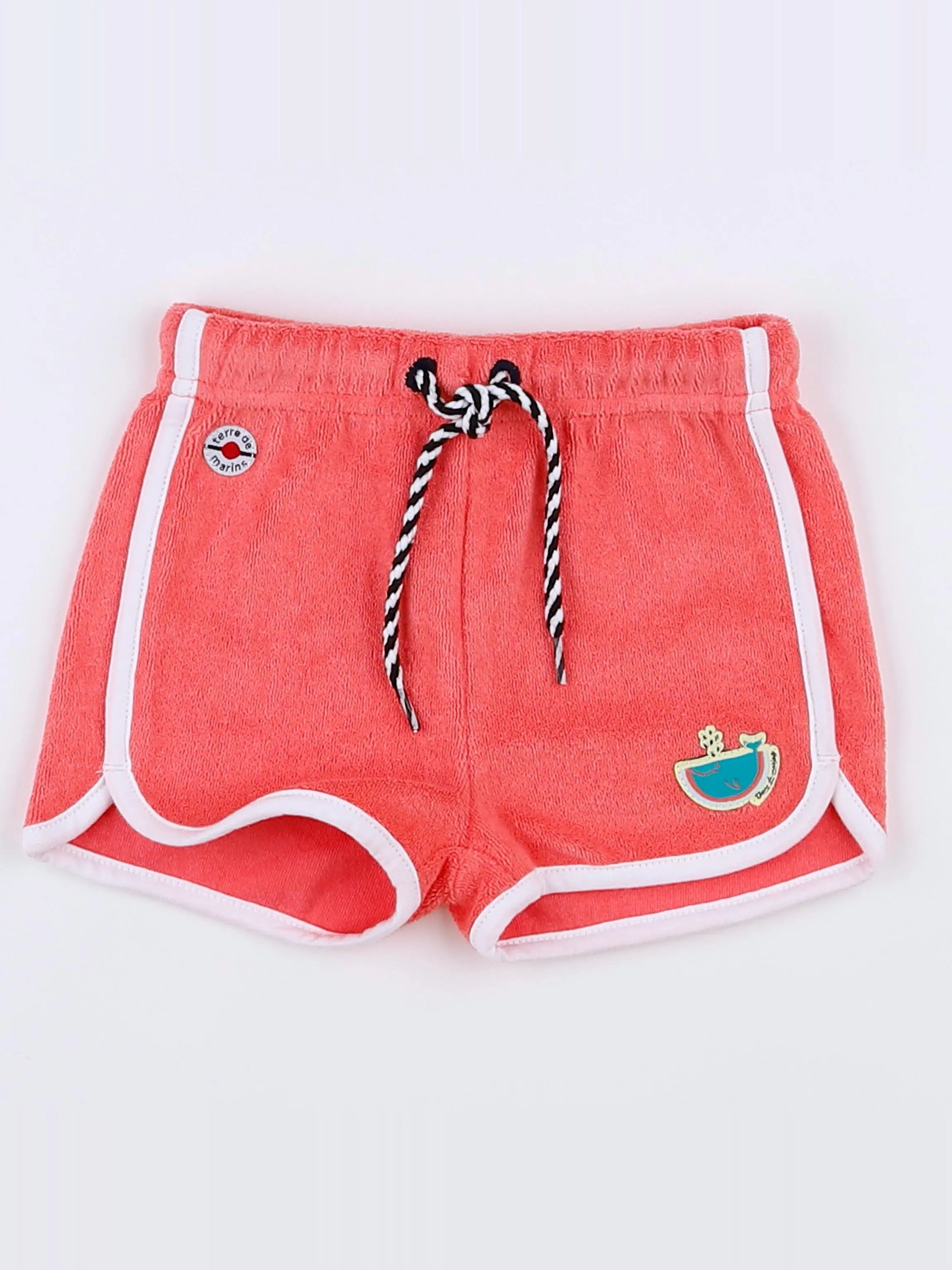 Terre de marins - short rose - 9 mois