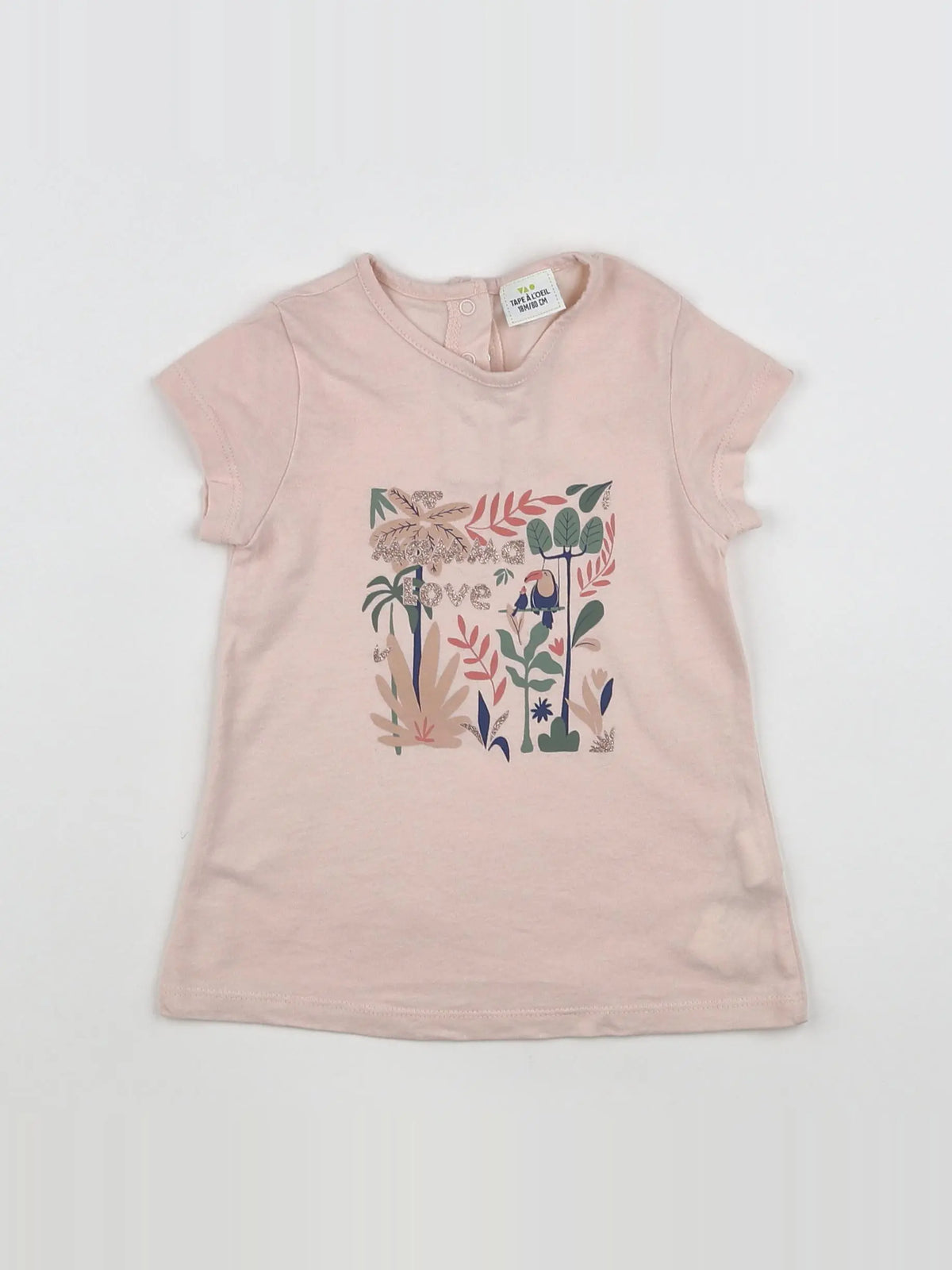 Tape à l'oeil - robe rose - 18 mois