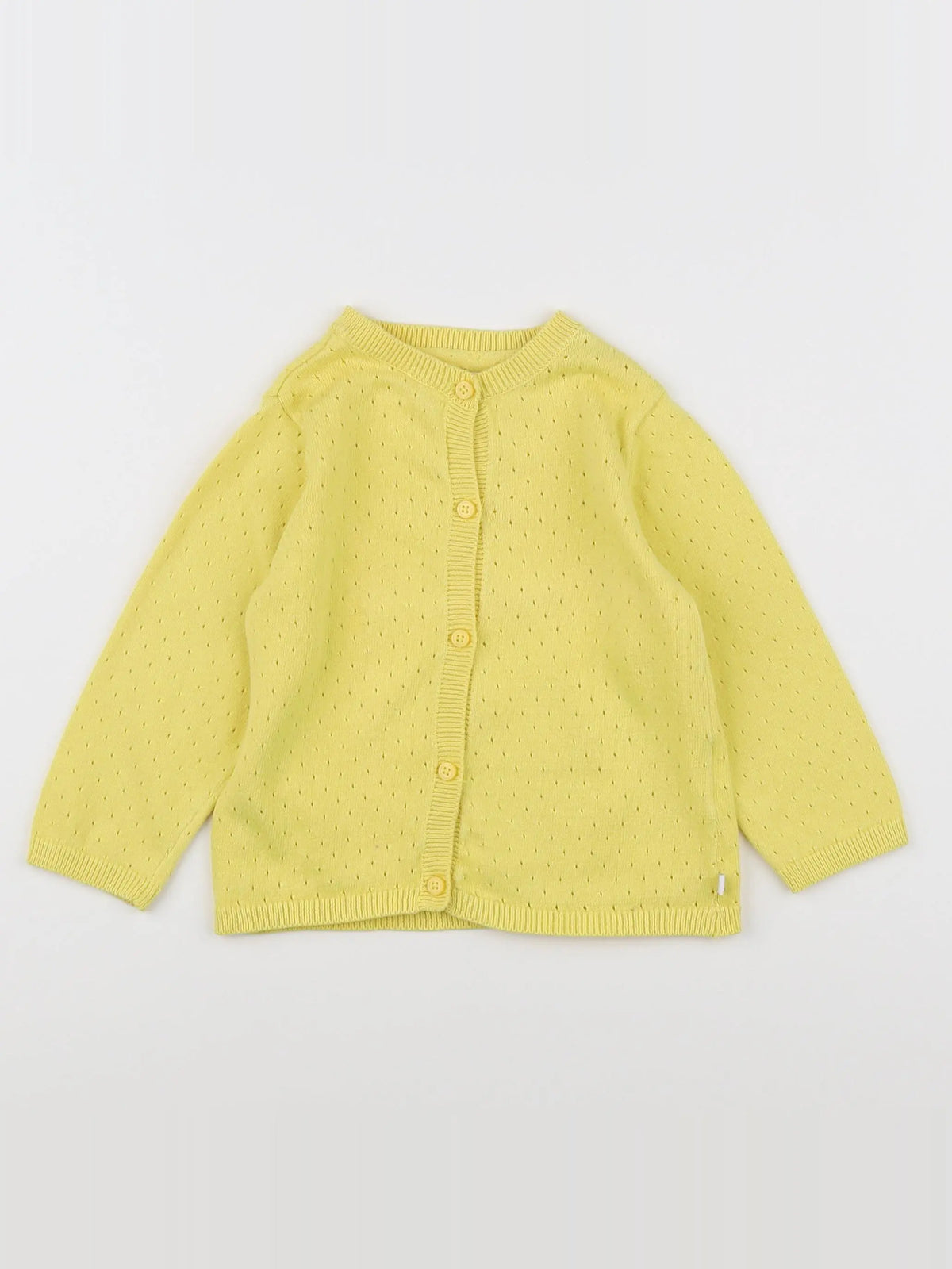 Cadet Rousselle - gilet jaune - 18 mois