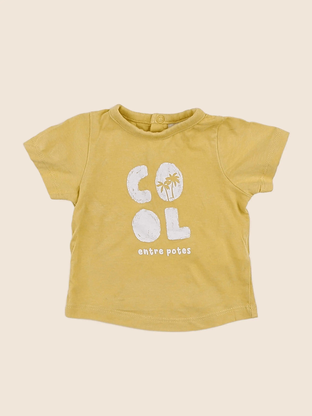 Tape à l'oeil - tee-shirt jaune - 3 mois