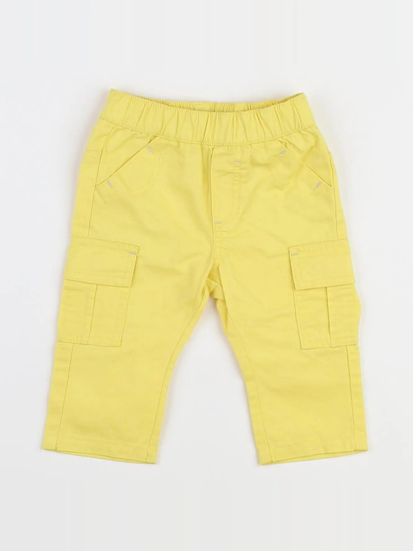 Vertbaudet - pantalon jaune - 3 mois
