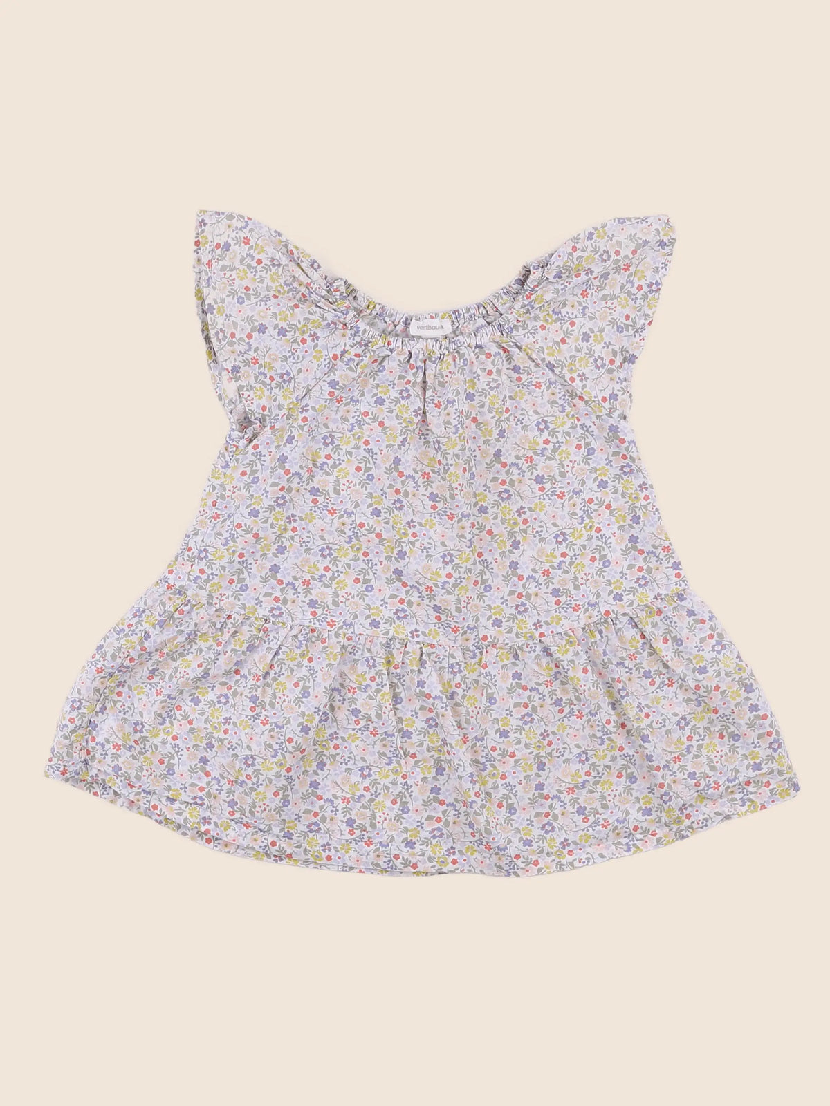 Vertbaudet - robe multicolore - 9 mois