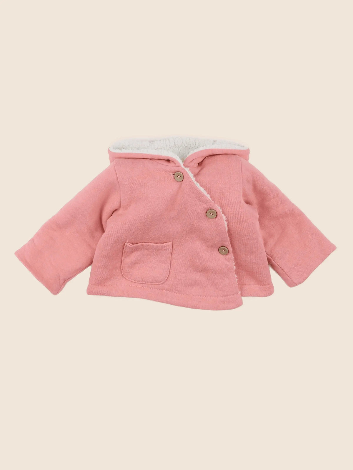 La Redoute - veste doublé rose - 3 mois