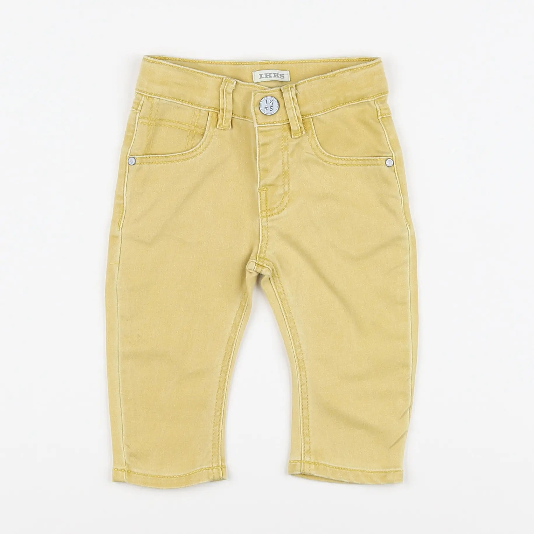 IKKS - pantalon jaune - 6 mois