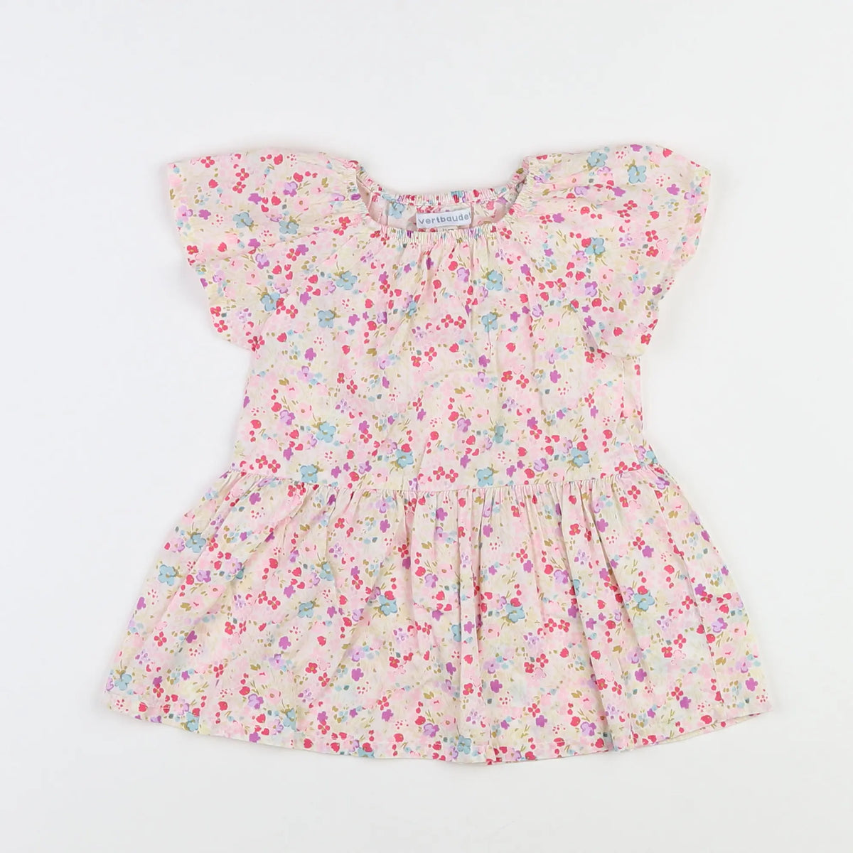 Vertbaudet - robe rose - 9 mois