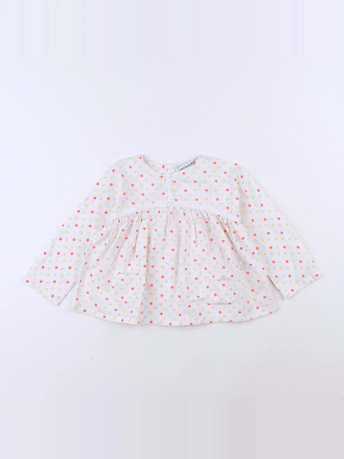 Vertbaudet - blouse blanc - 18 mois