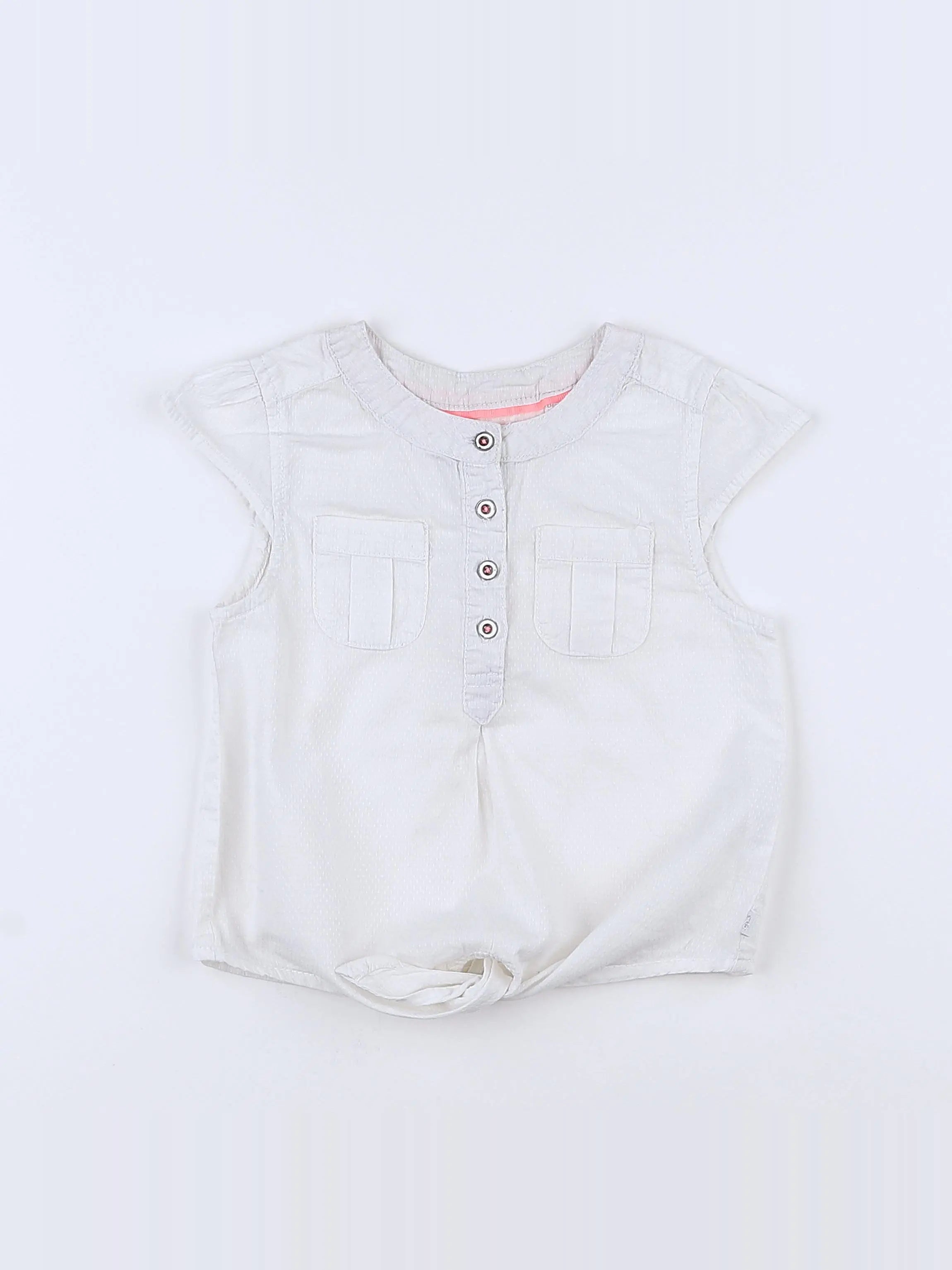 Okaidi - blouse blanc - 4 ans