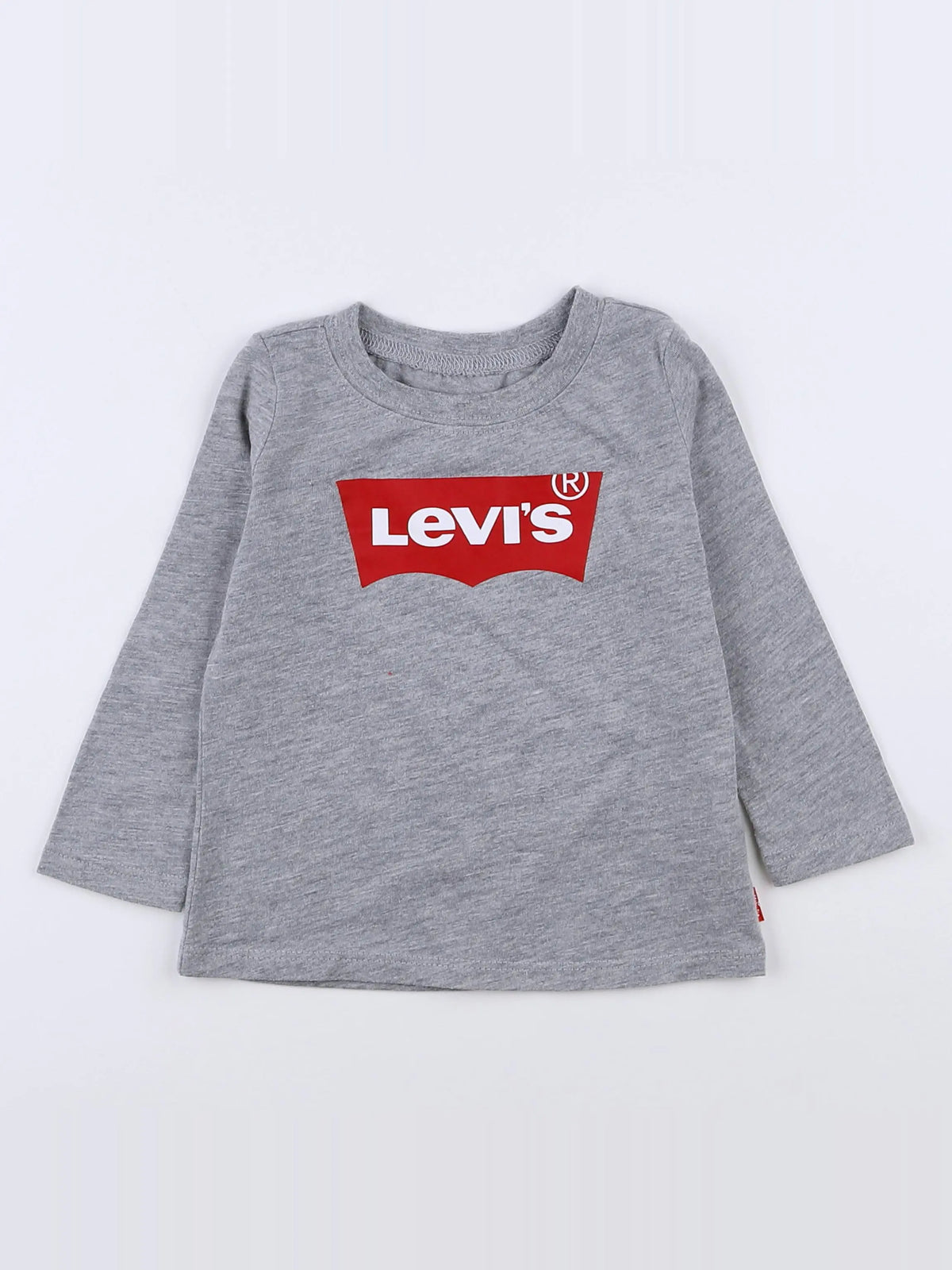 Levi's - tee-shirt gris, rouge - 12 mois
