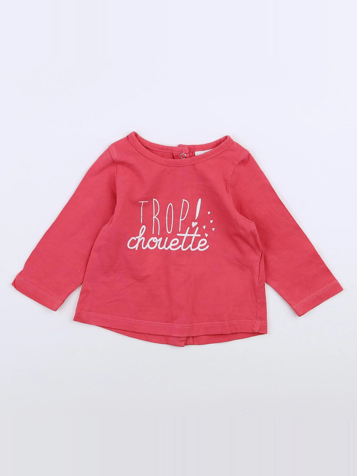 Tape à l'oeil - tee-shirt rose - 3 mois