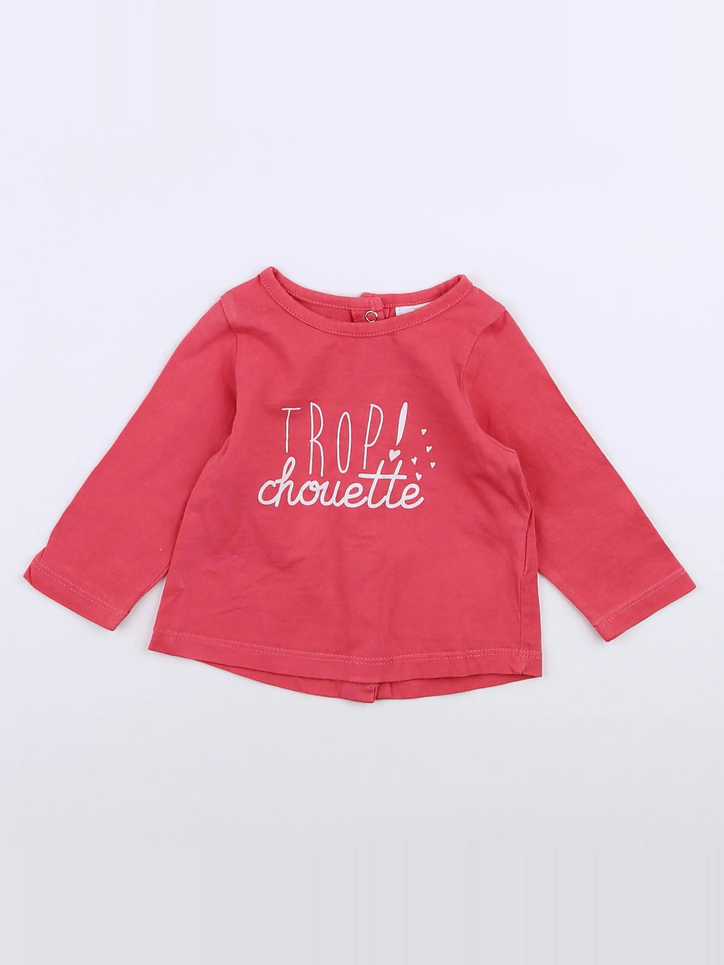 Tape à l'oeil - tee-shirt rose - 3 mois