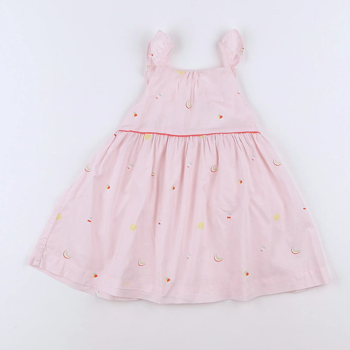 Vertbaudet - robe rose - 12 mois
