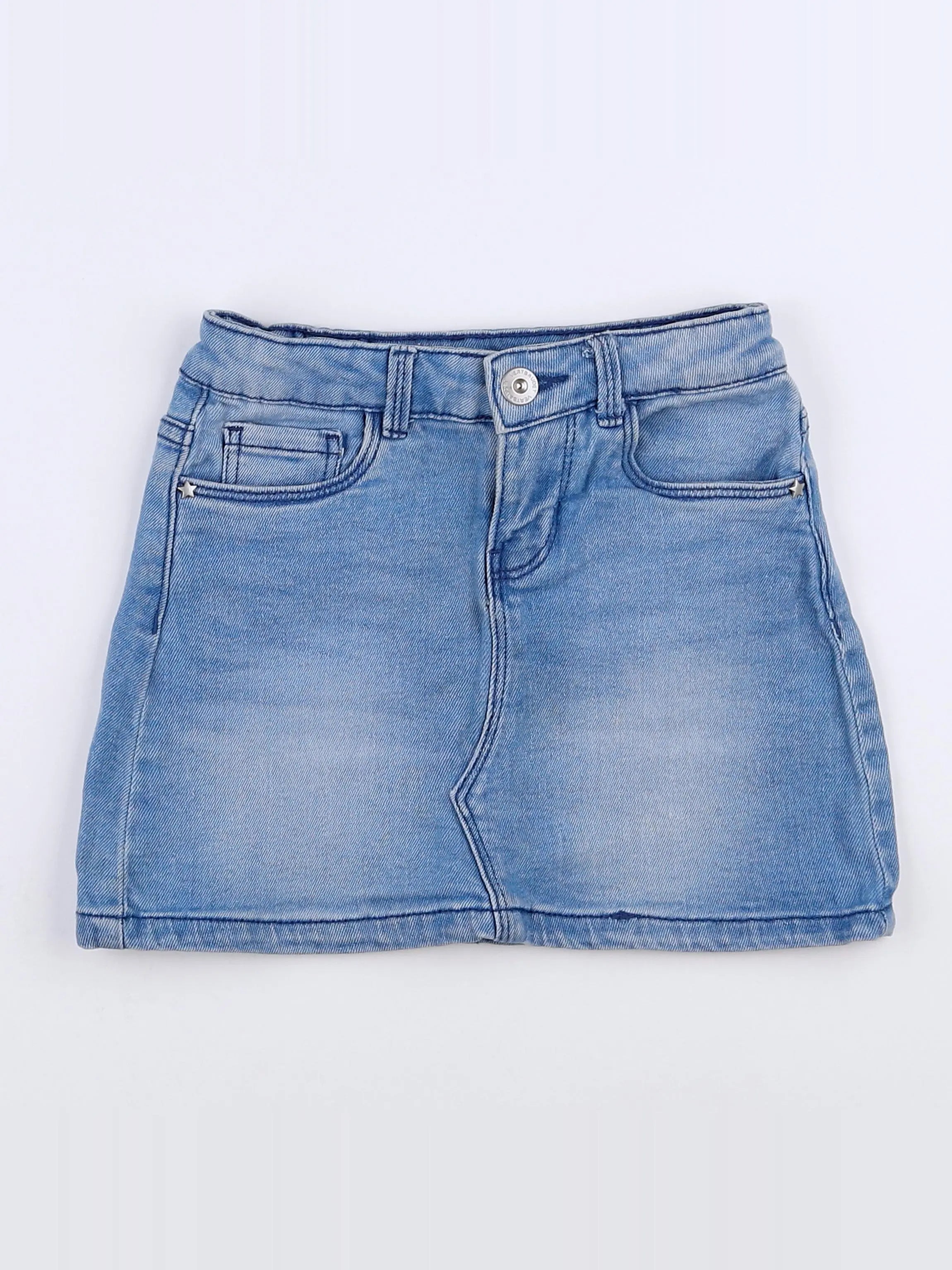 Vertbaudet - jupe bleu - 6 ans