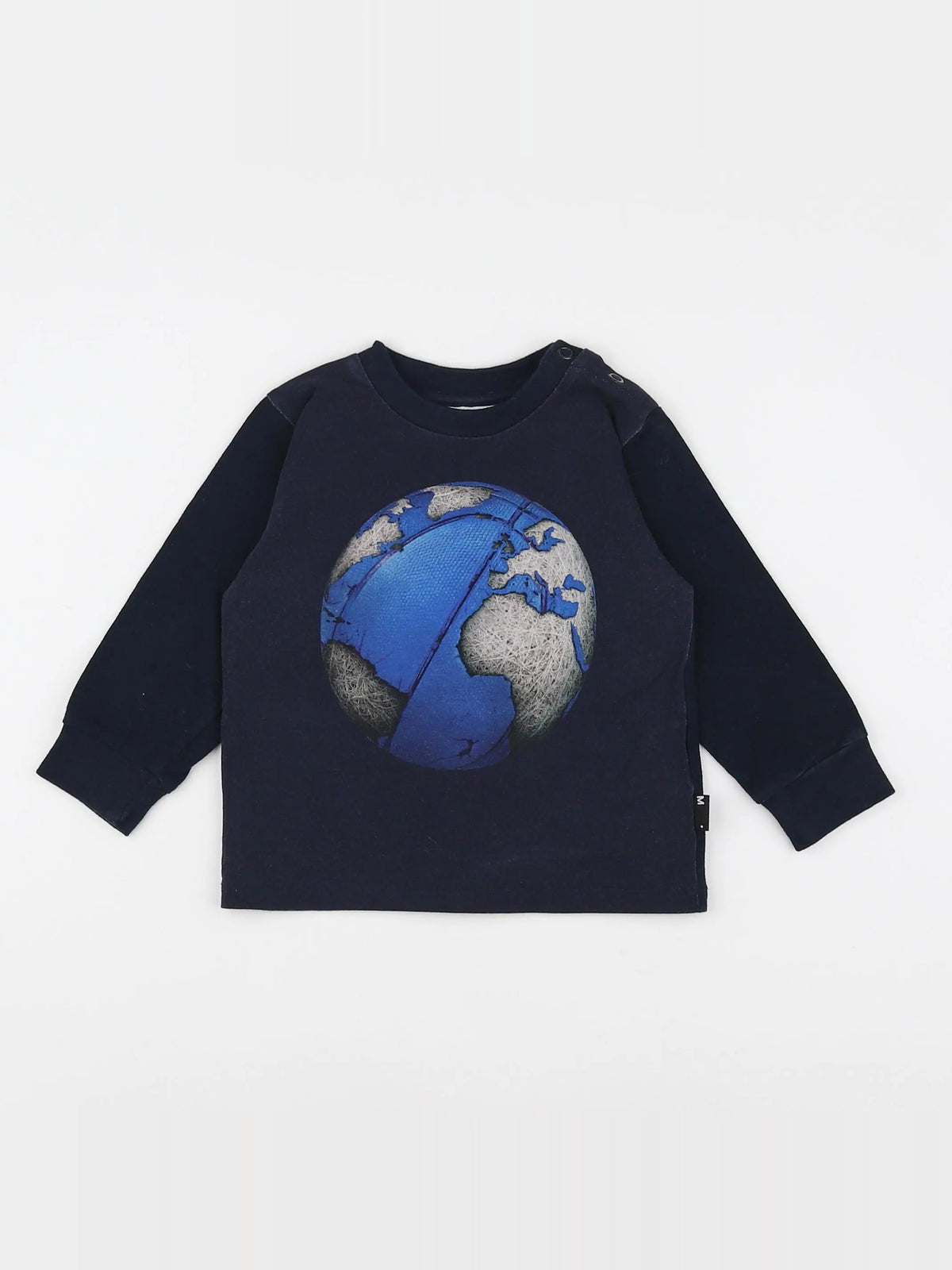 Molo - tee-shirt bleu, multicolore - 12 mois