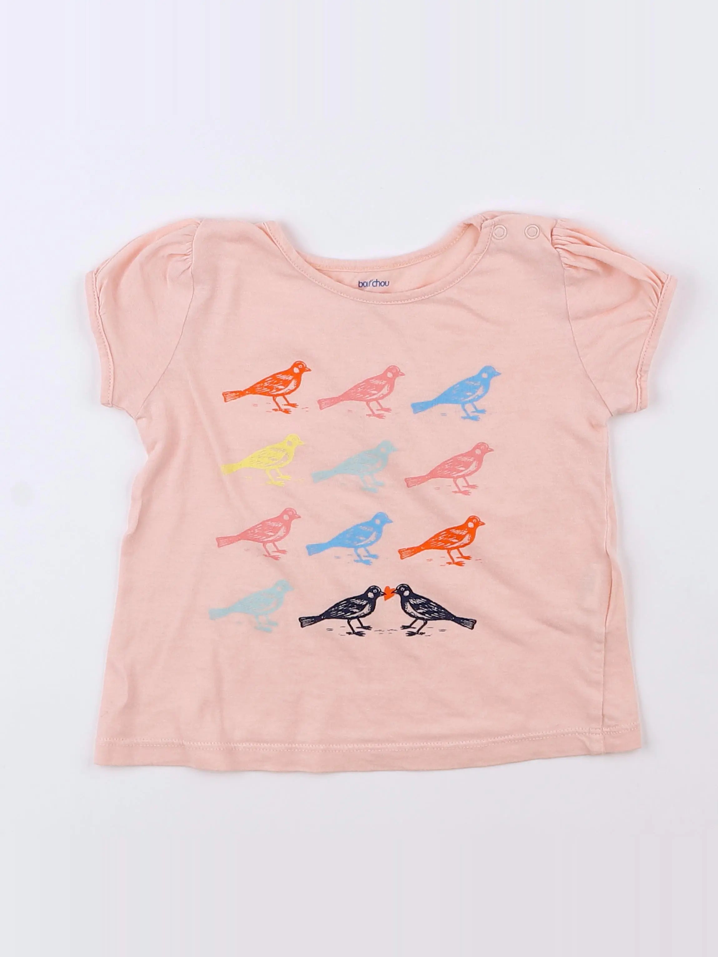 Boutchou - tee-shirt rose - 12 mois