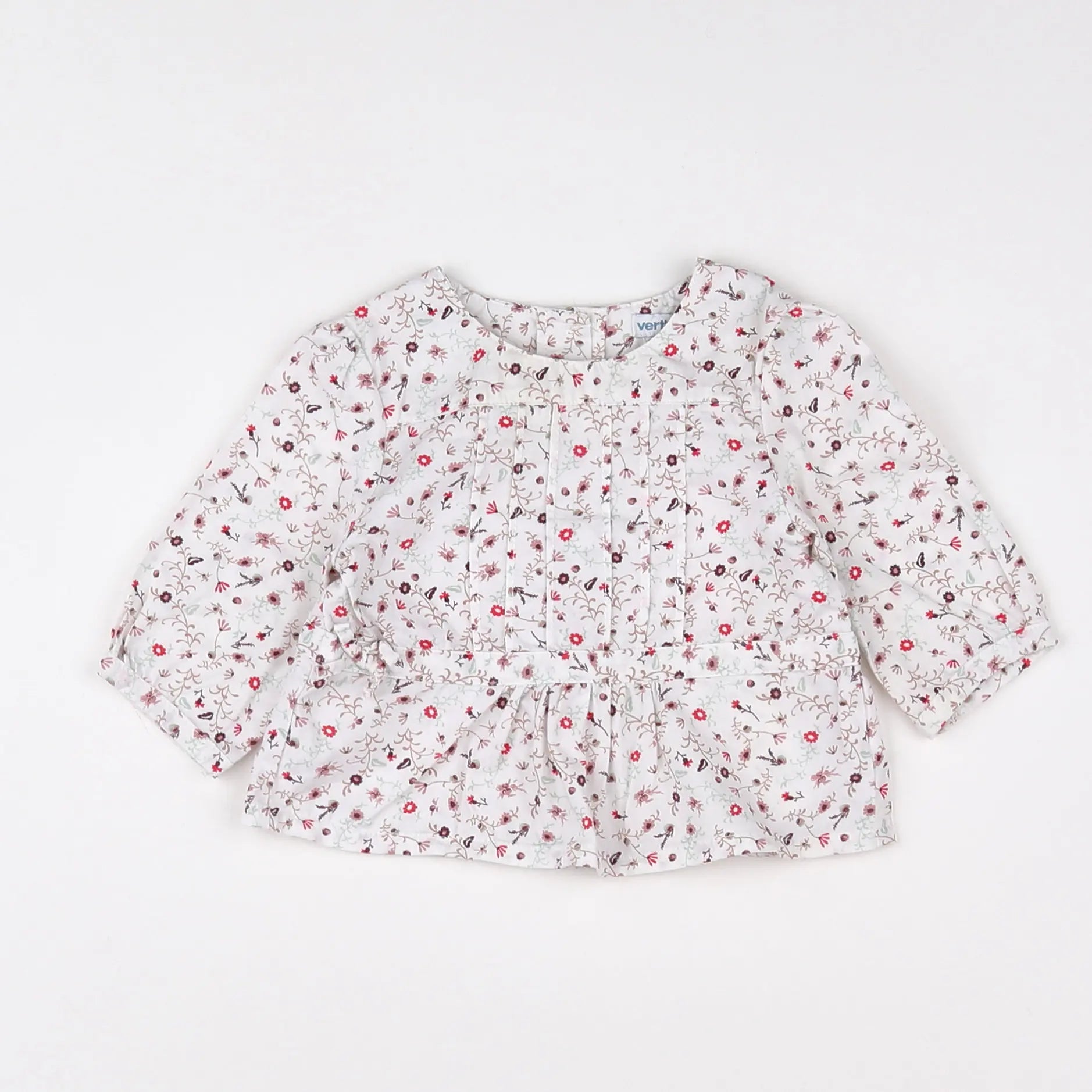 Vertbaudet - blouse blanc - 3 mois